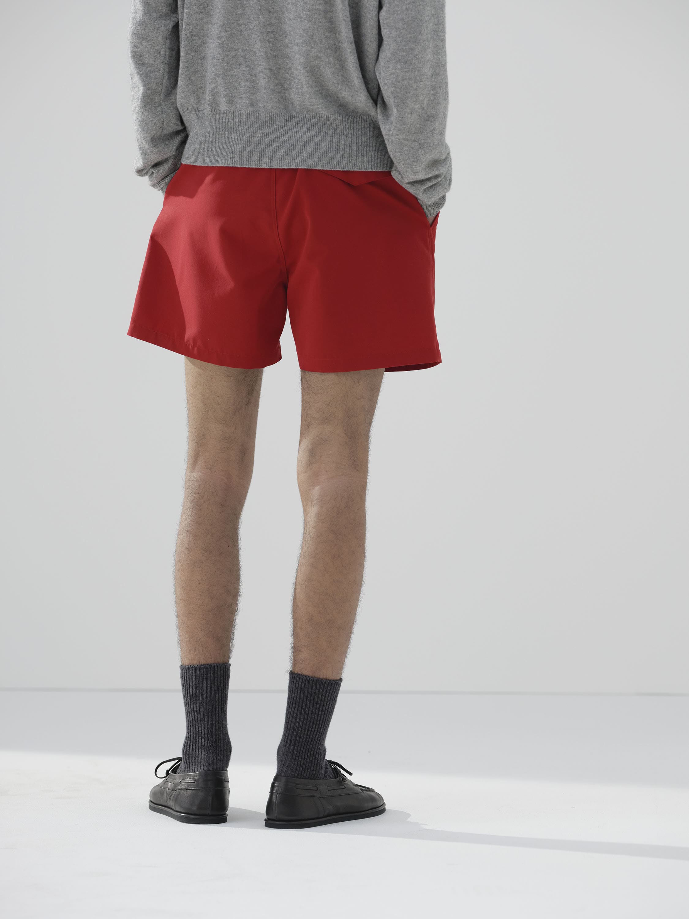 WOOL MAX CANVAS SHORTS 詳細画像 RED 4