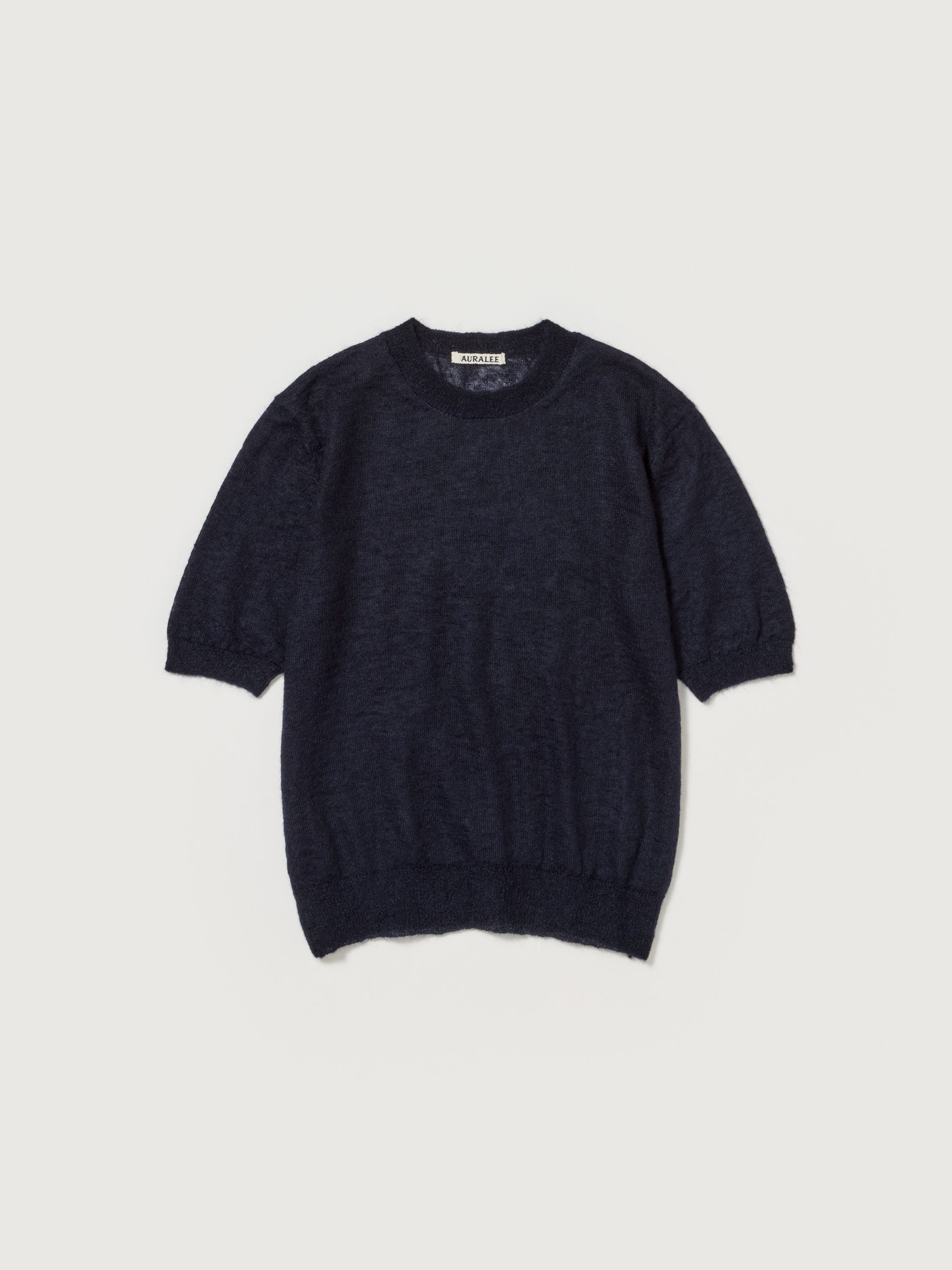 KID MOHAIR SHEER KNIT TEE 詳細画像 NAVY 1