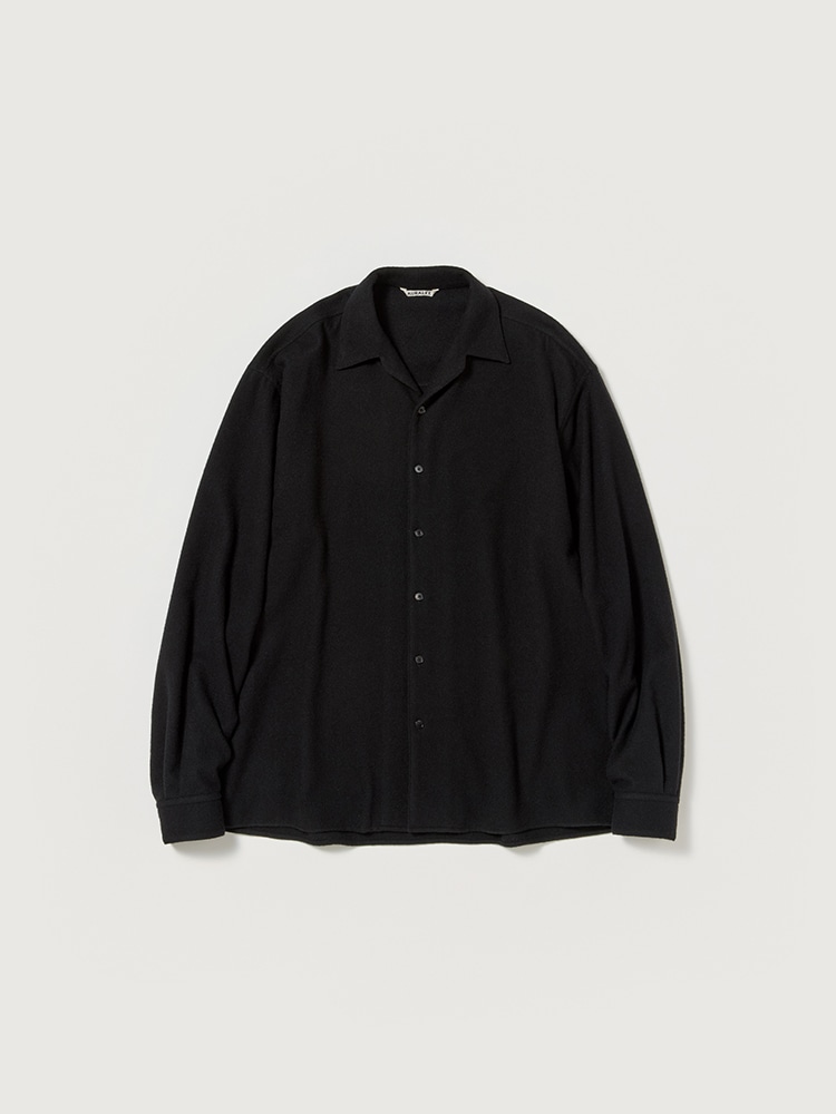 AIRY SMOOTH CASHMERE SHIRT BLOUSON - AURALEE Official Website