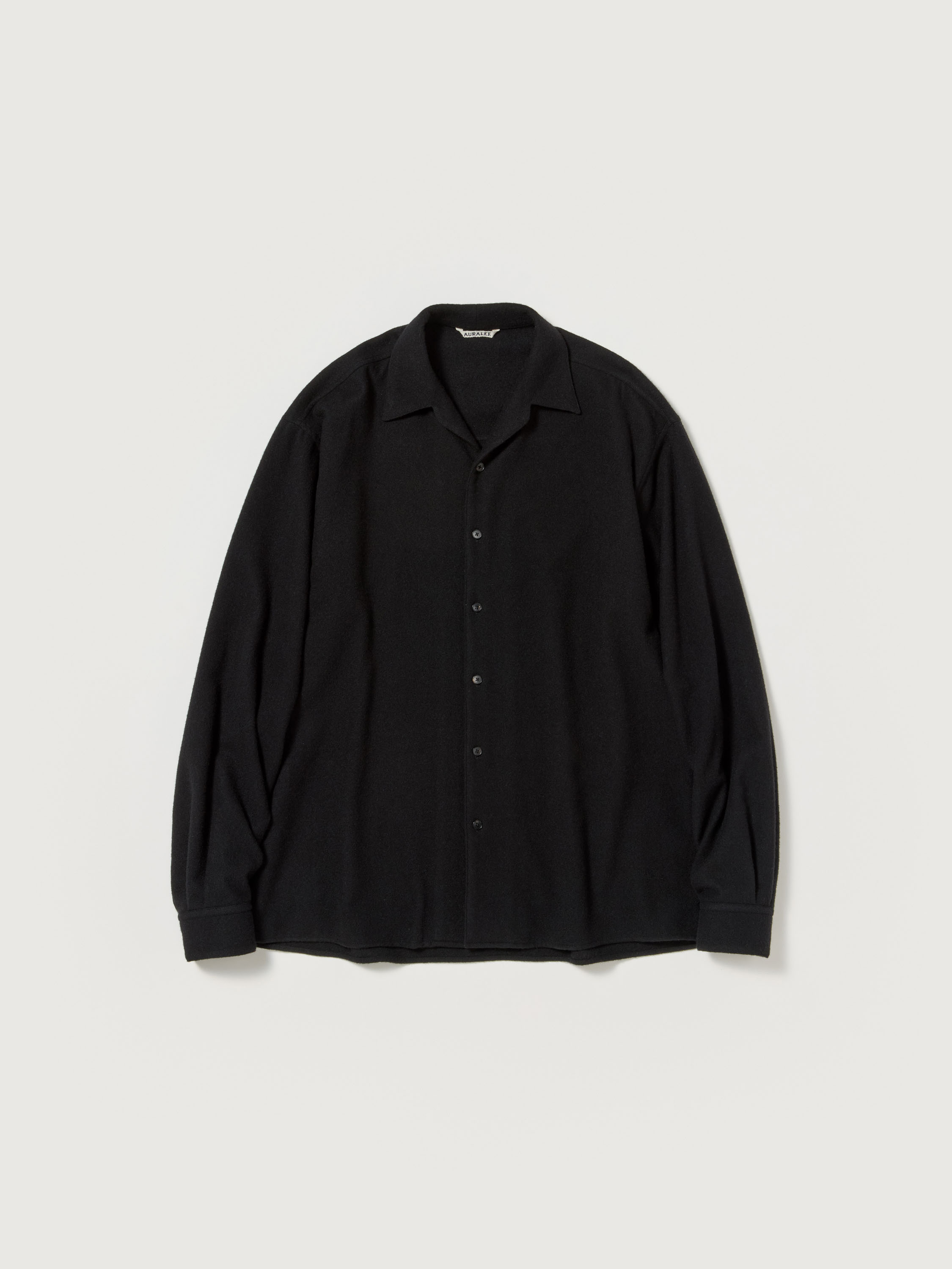 AIRY SMOOTH CASHMERE SHIRT BLOUSON 詳細画像 BLACK 1