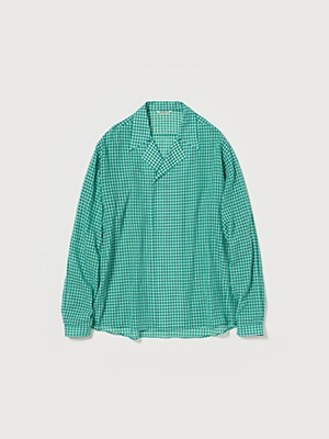 AIRY LIGHT COTTON CHECK P/O SHIRT