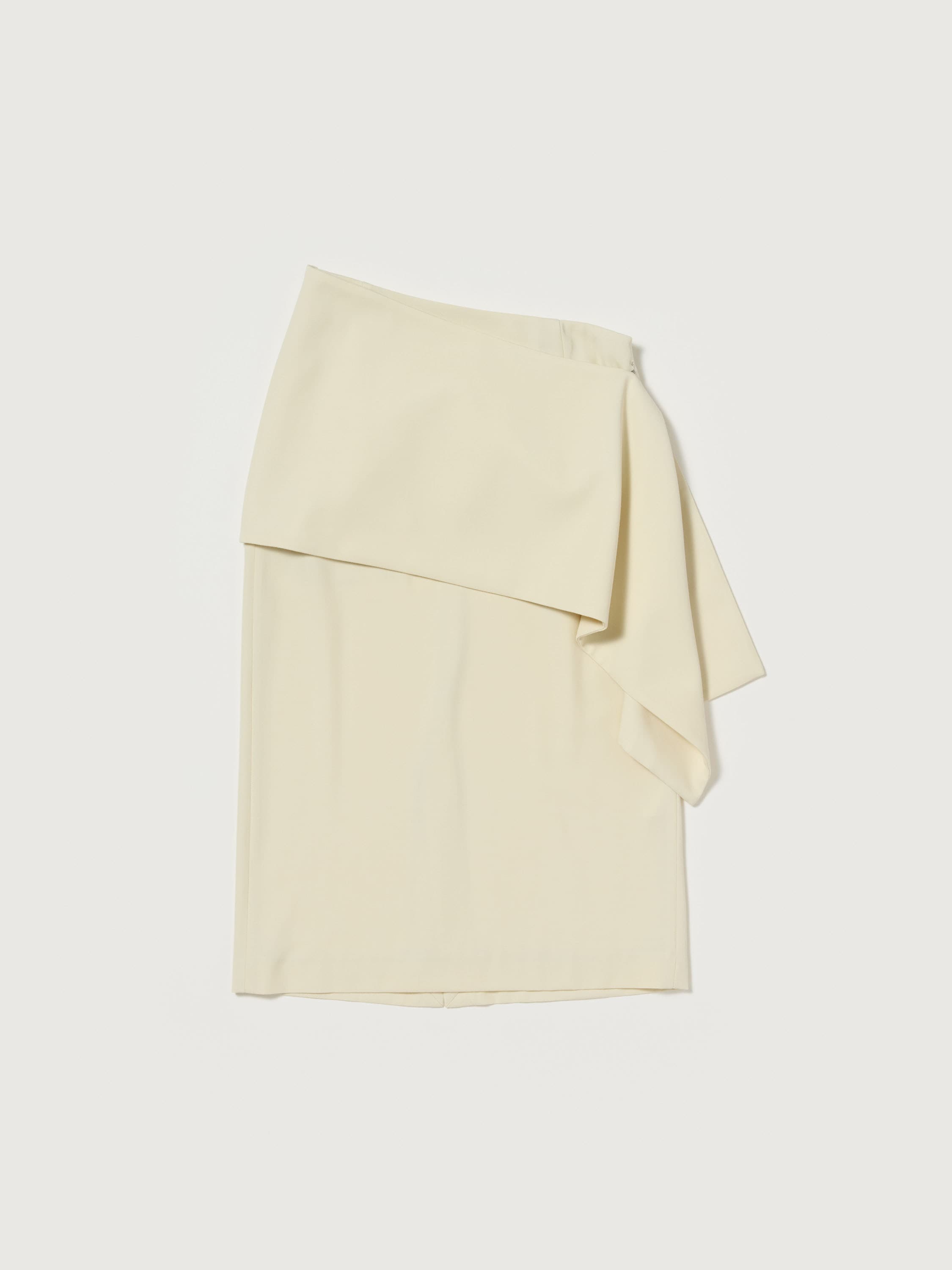 HIGH DENSITY WOOL TWILL SKIRT 詳細画像 IVORY 1