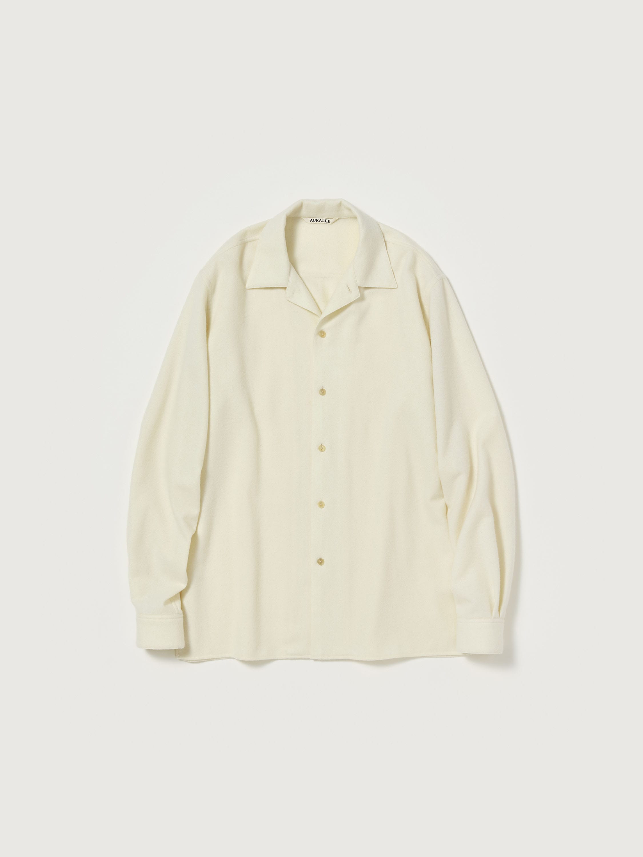 AIRY SMOOTH CASHMERE SHIRT BLOUSON 詳細画像 IVORY WHITE 1