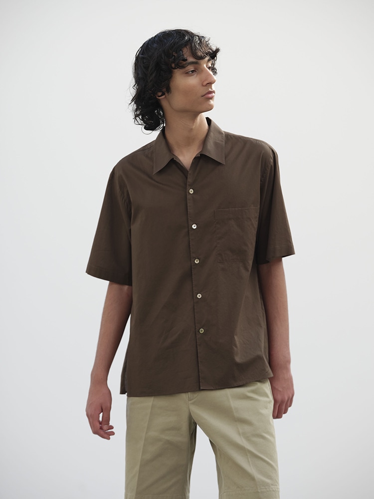 Auralee Washed Finx Gradation Dyed Half Sleeve Shirt Size L