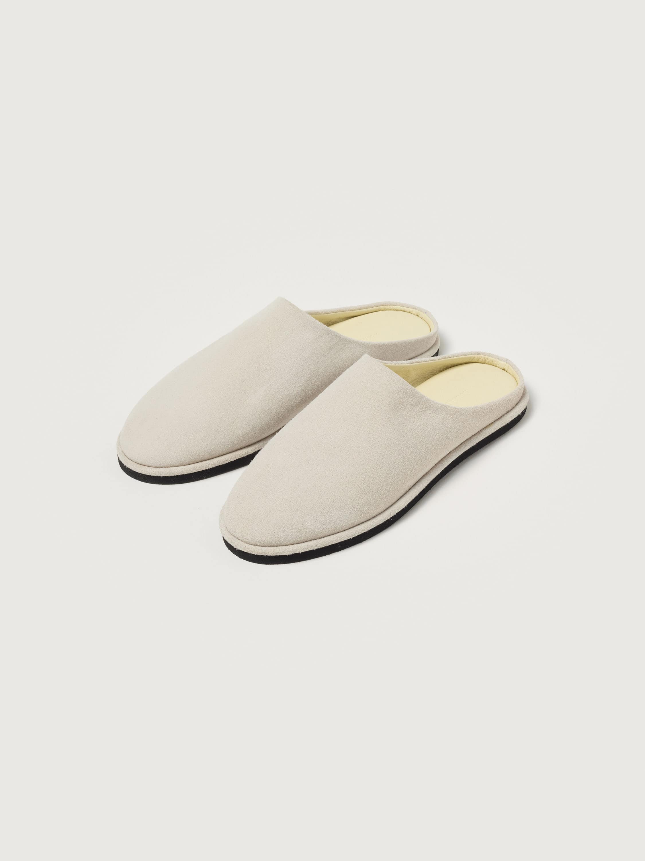 LEATHER MULES 詳細画像 SUEDE WHITE 1