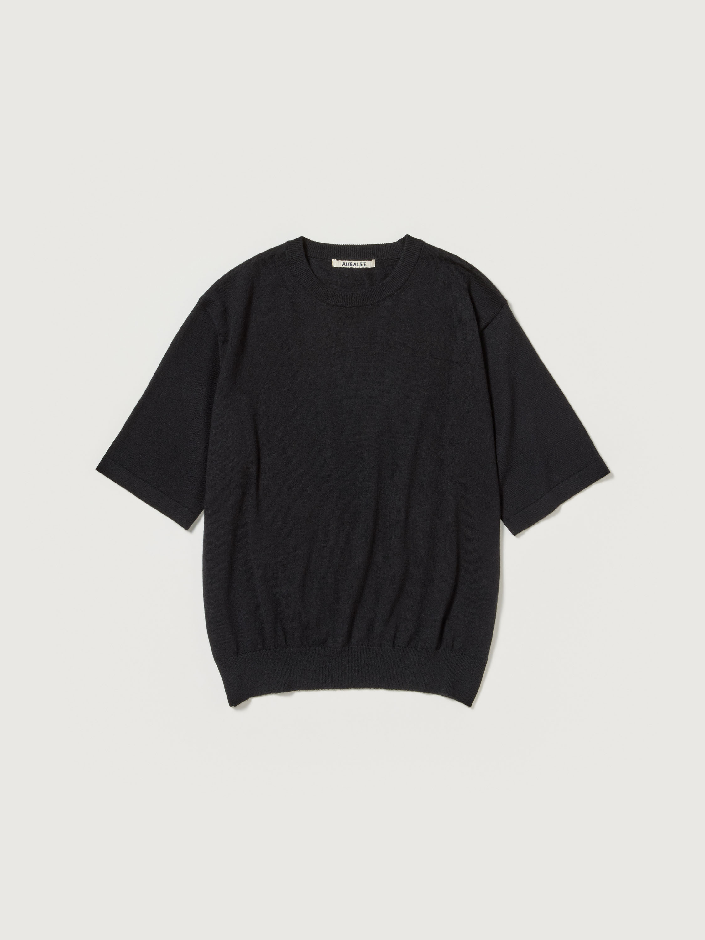 HARD TWIST CASHMERE KNIT TEE 詳細画像 BLACK 5