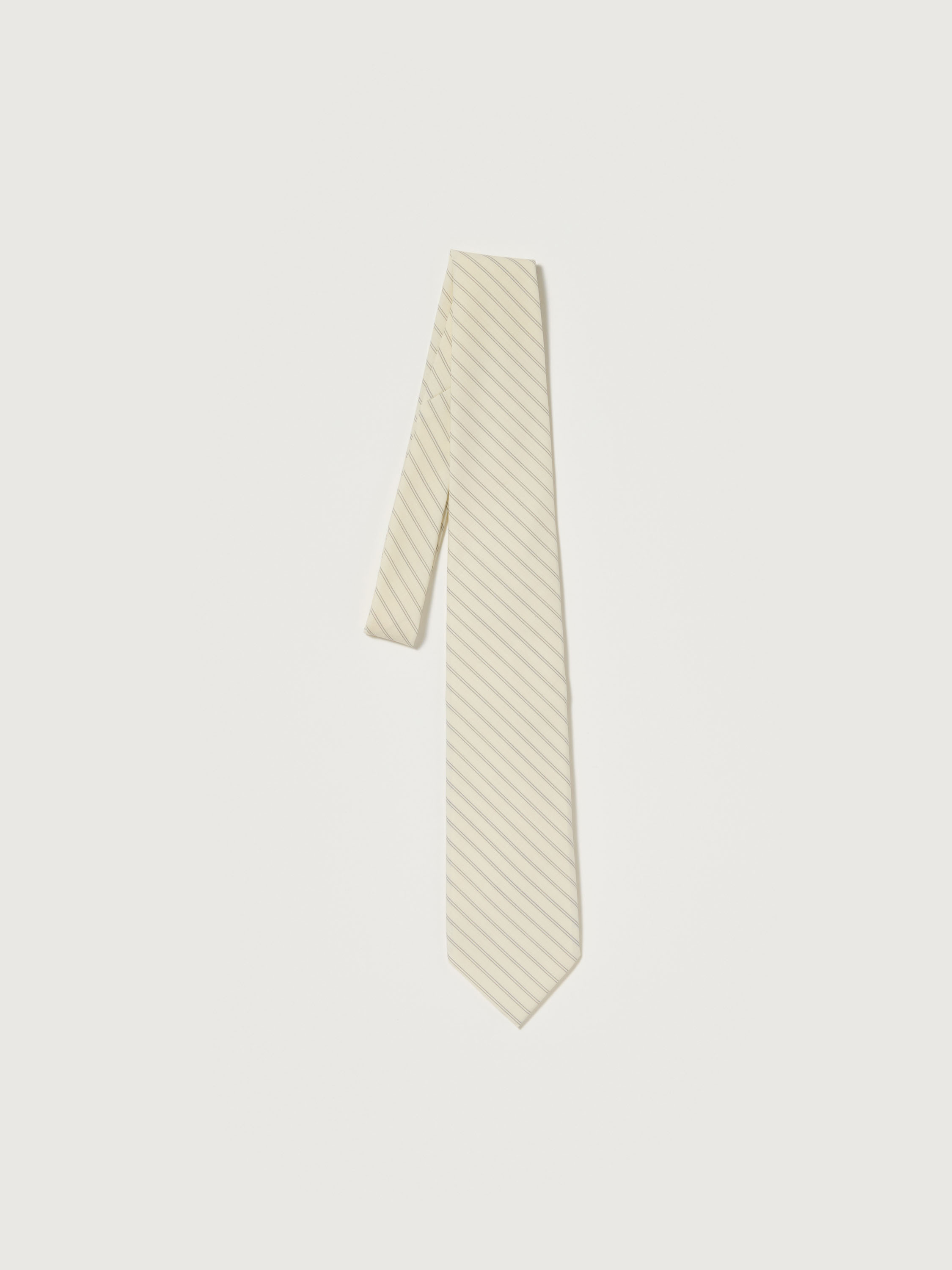 SUPER FINE WOOL STRIPE TIE 詳細画像 IVORY STRIPE 1