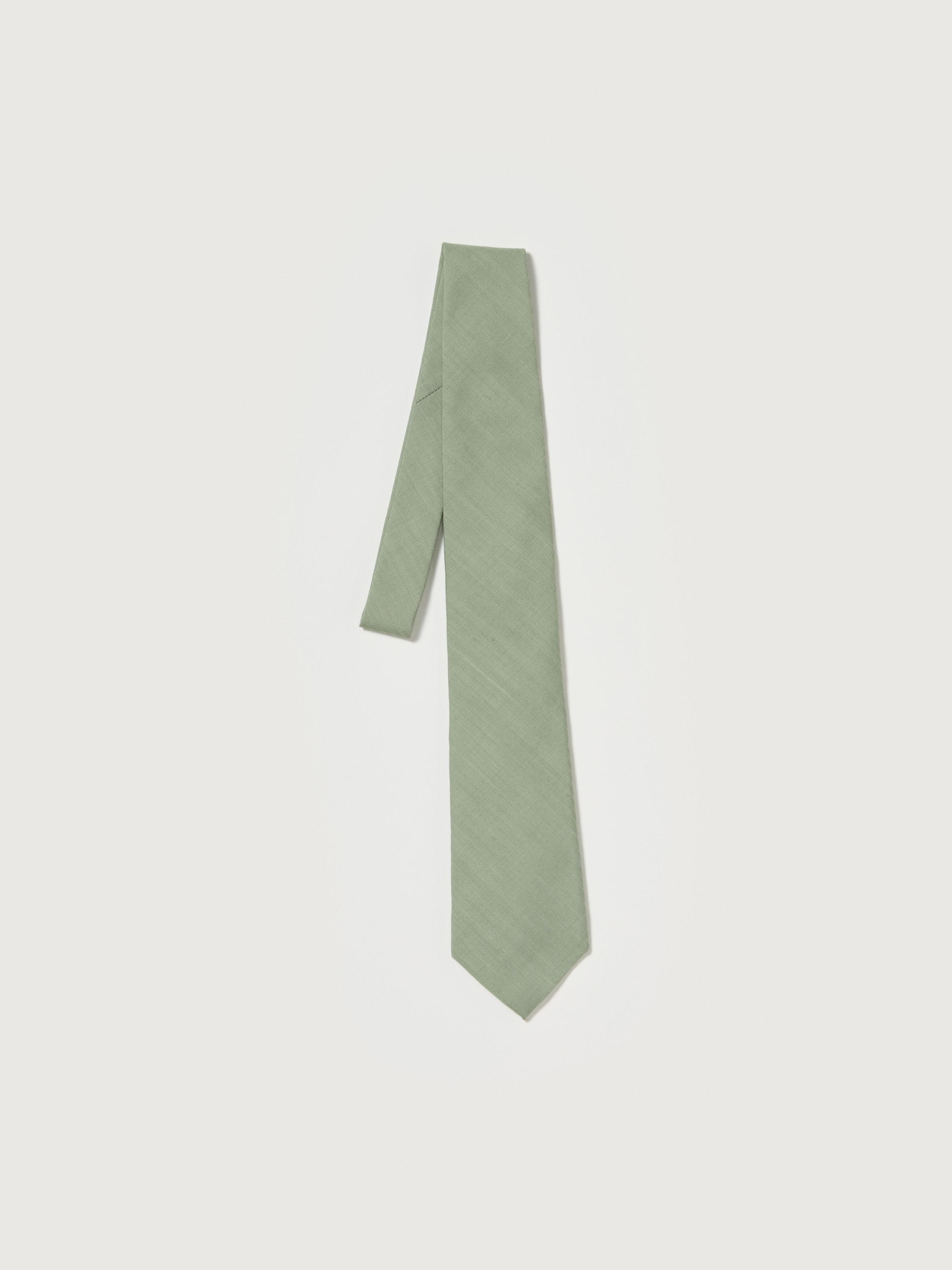 WOOL HERRINGBONE TIE 詳細画像 OLIVE 1