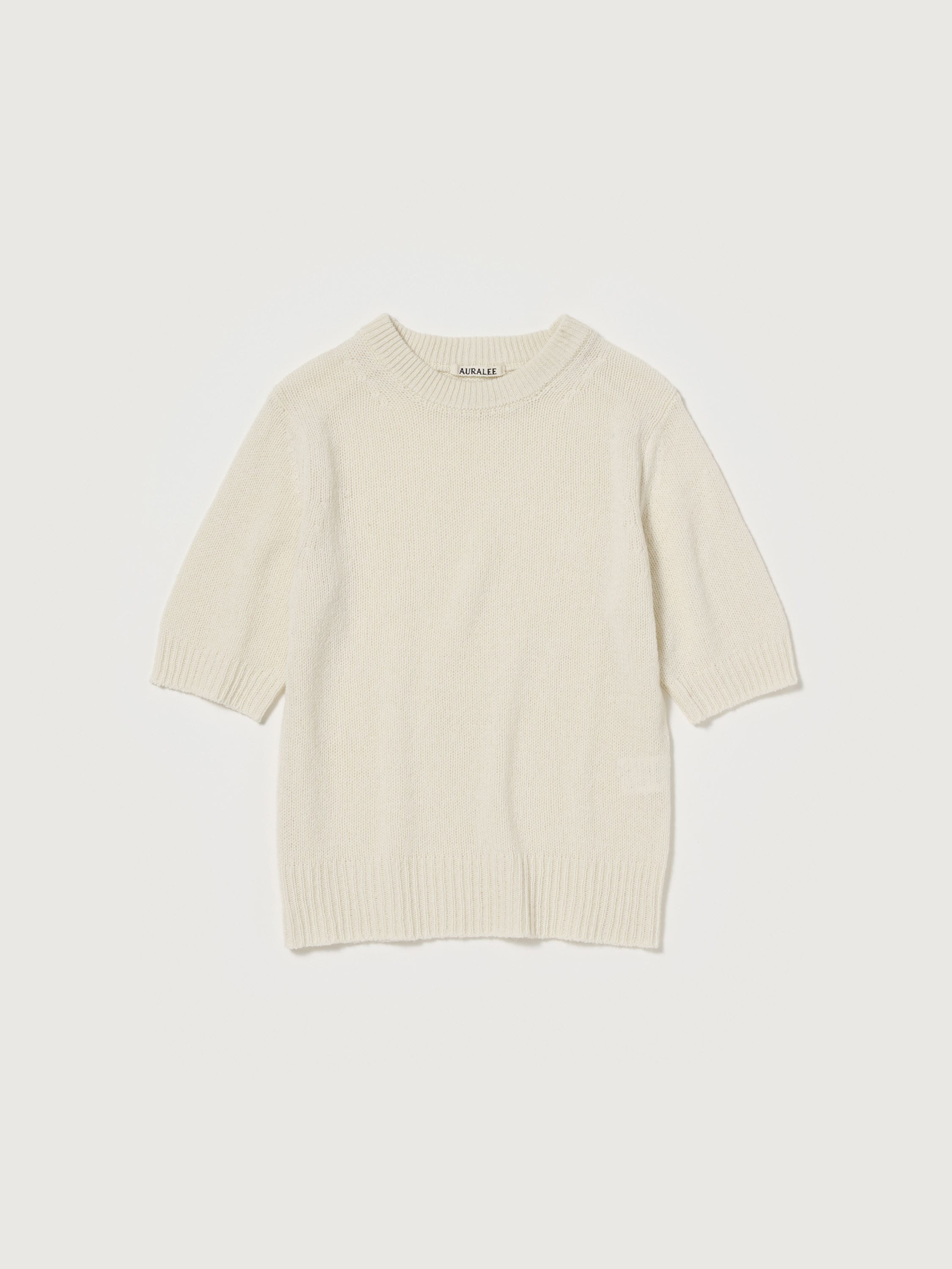 SUMMER CASHMERE KNIT TEE 詳細画像 IVORY WHITE 1