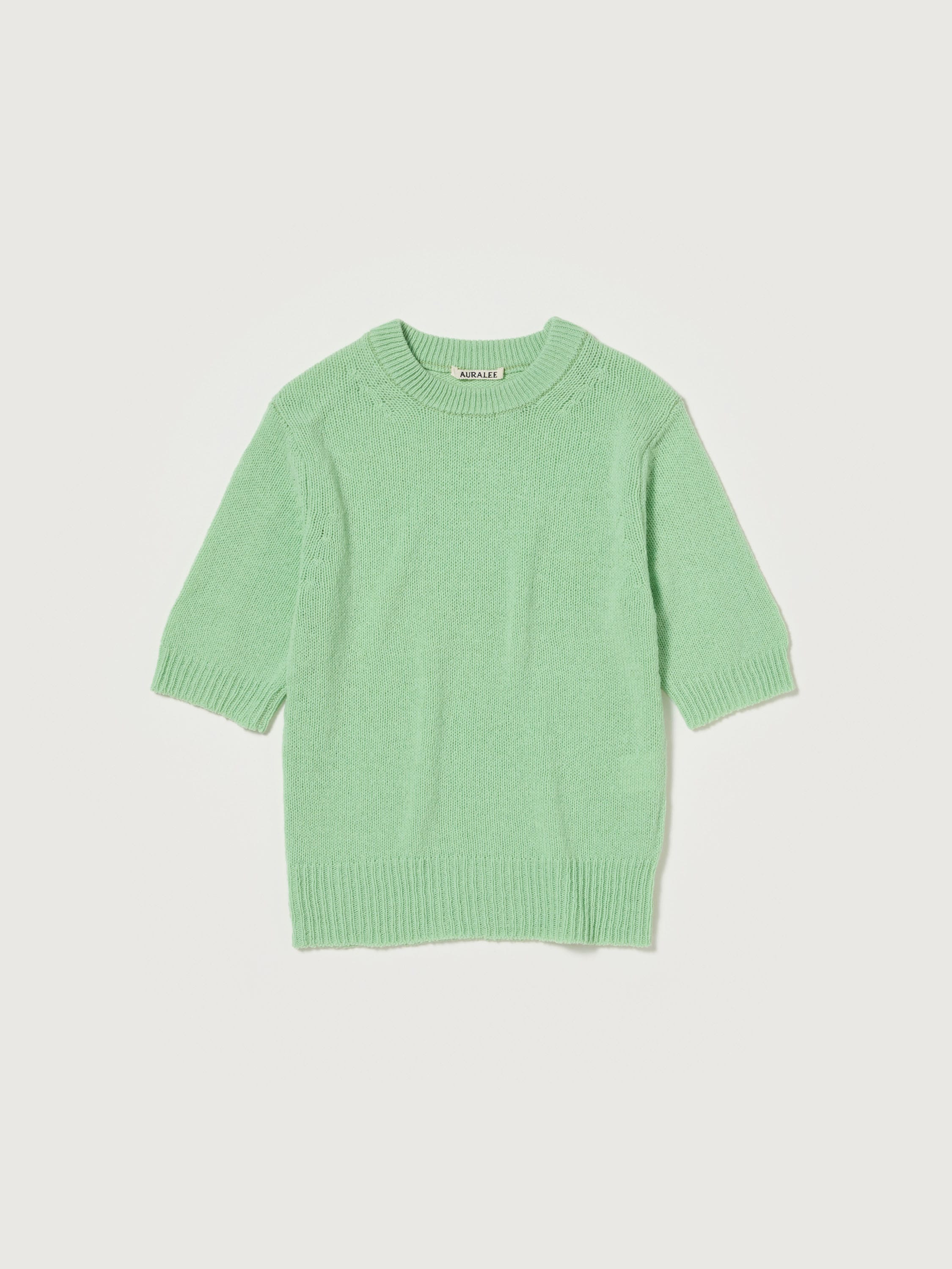 SUMMER CASHMERE KNIT TEE 詳細画像 LIGHT GREEN 4