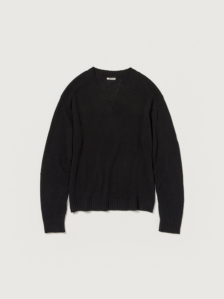 SUMMER CASHMERE KNIT V-NECK P/O