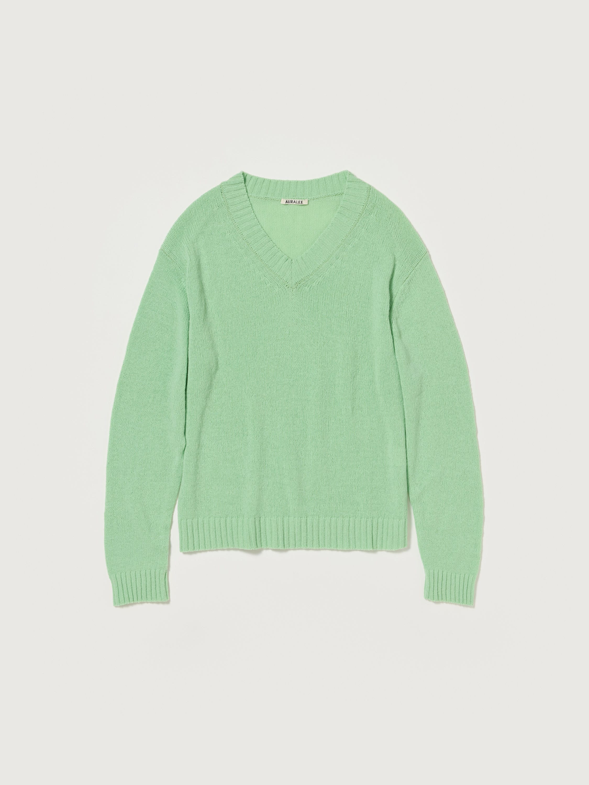 SUMMER CASHMERE KNIT V-NECK P/O 詳細画像 LIGHT GREEN 1