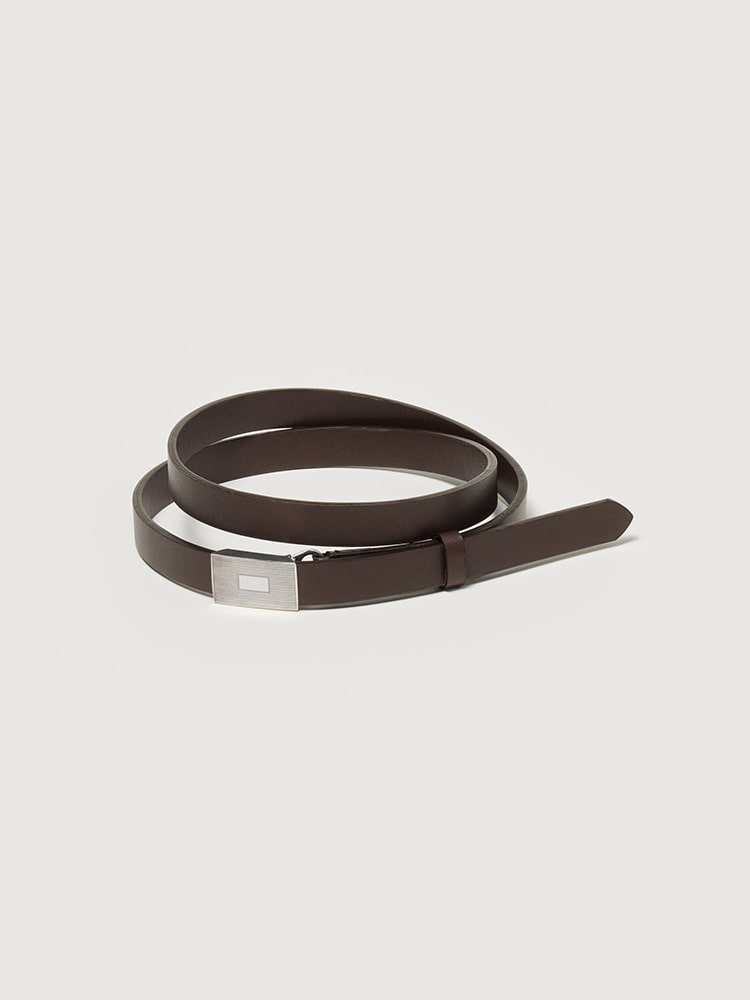 【AURALEE】SLIDE BUCKLE BELTダークブラウン z-A00B05RP_2514-1.jpg?1766016973