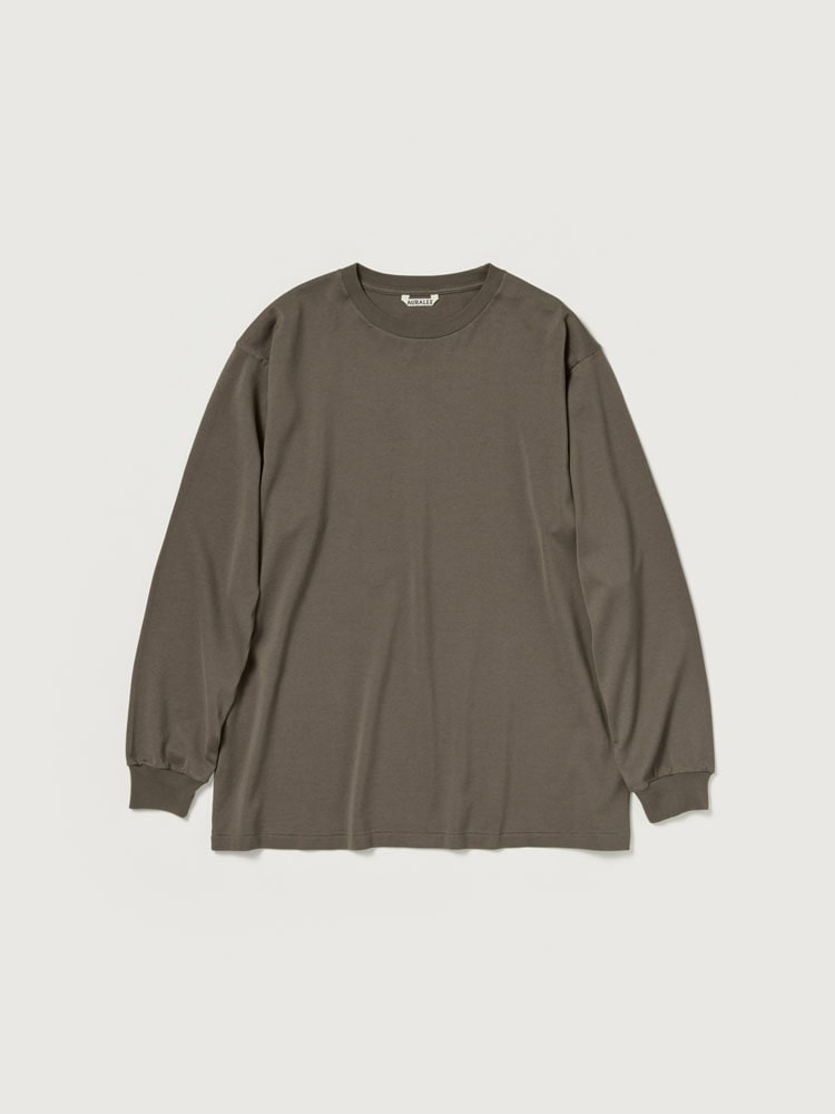 LUSTER PLAITING L/S TEE - AURALEE Official Website