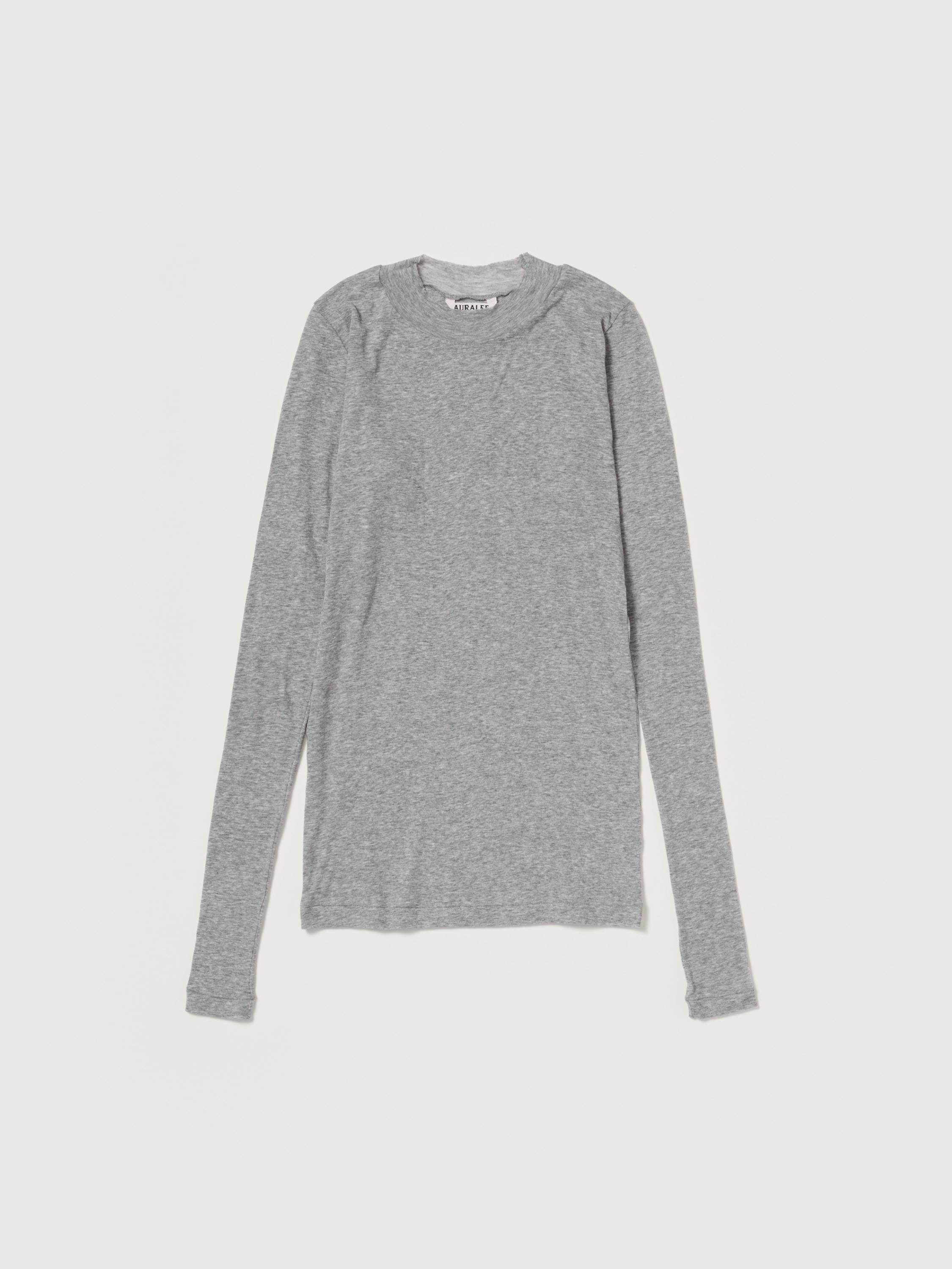 SUPER HIGH GAUGE SHEER RIB L/S TEE 詳細画像 TOP GRAY 1