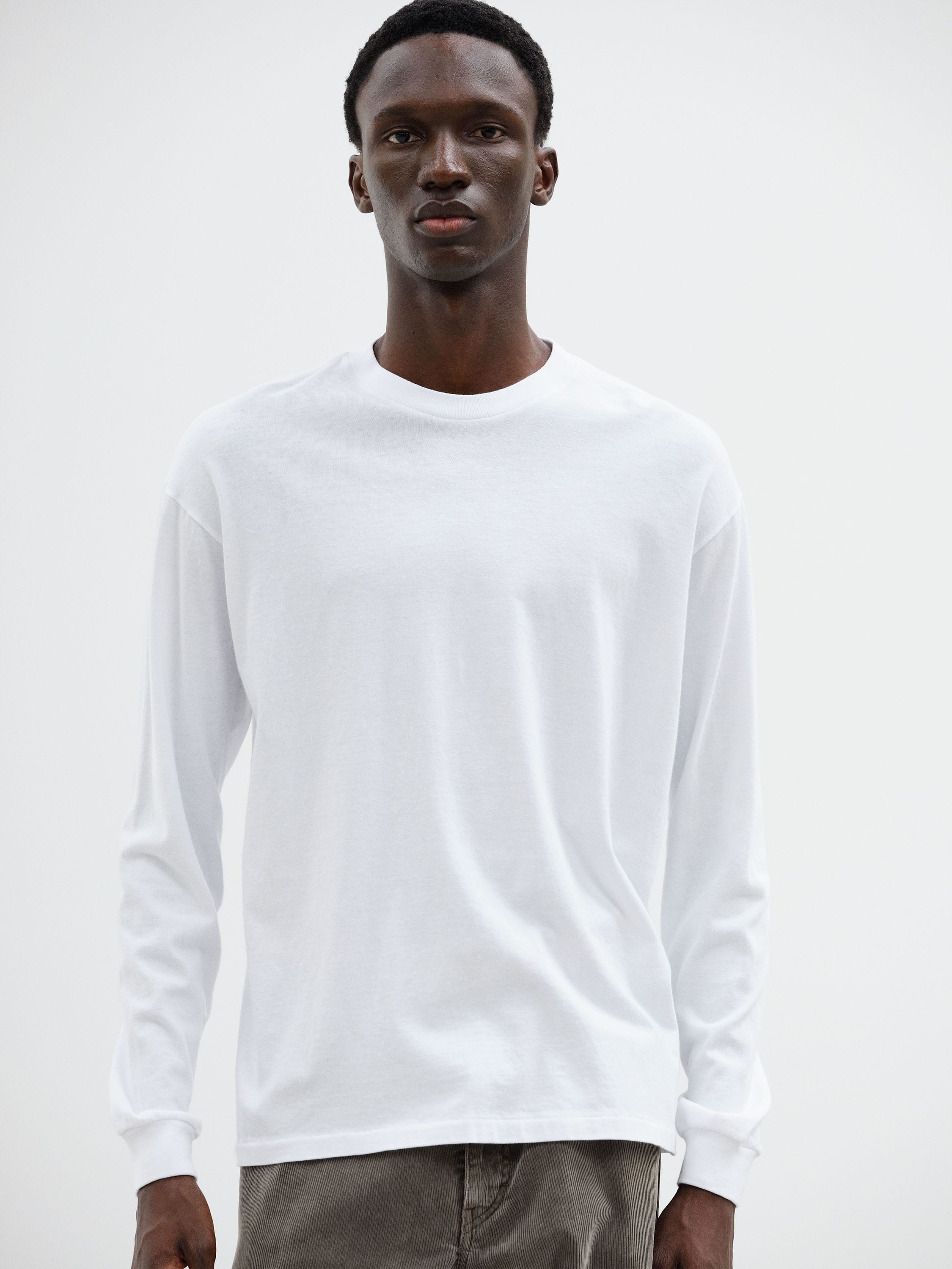 SEAMLESS L/S TEE 詳細画像 WHITE 1