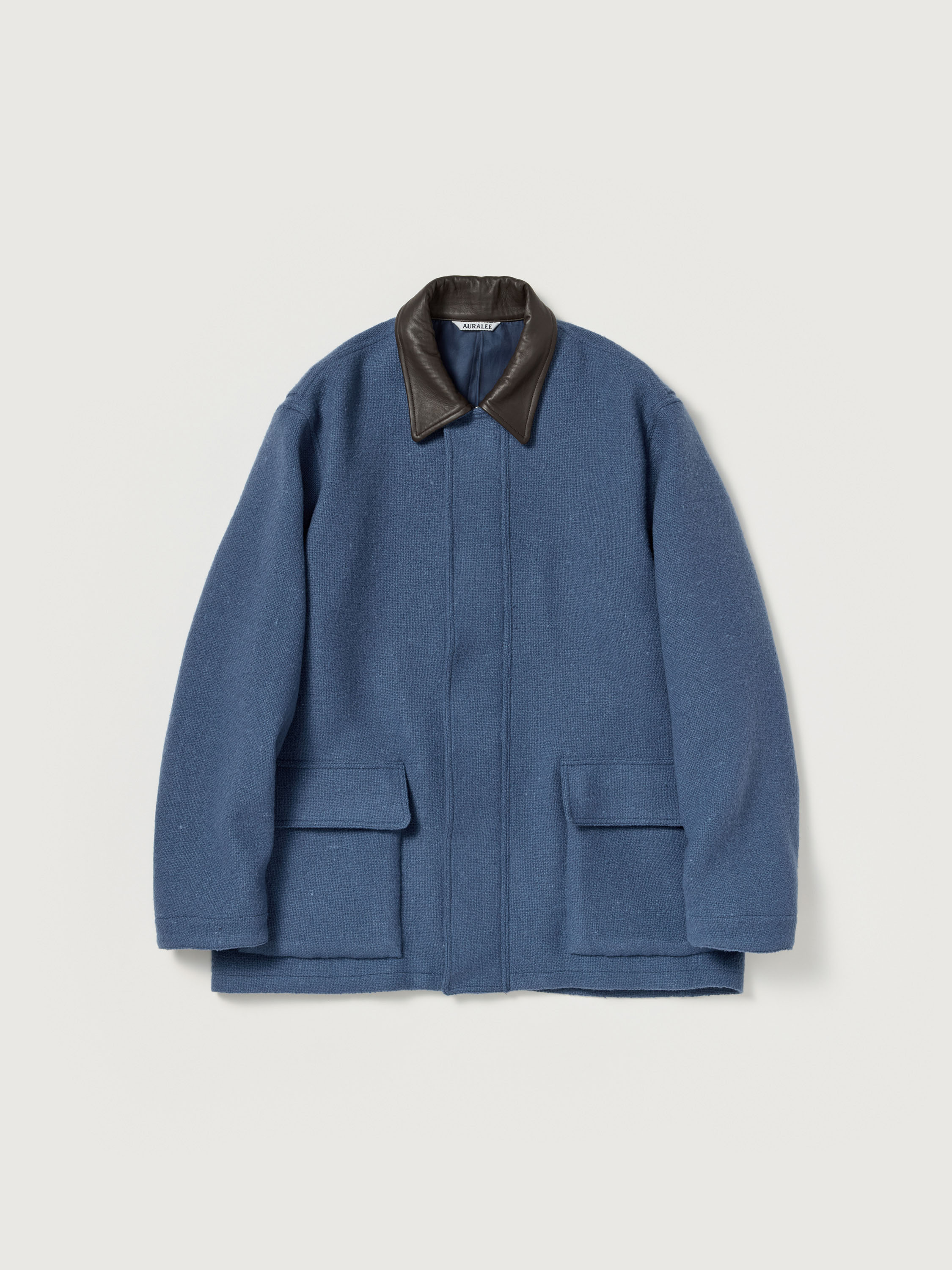 HOMESPUN TWEED ZIP BLOUSON 詳細画像 DUSTY BLUE 5