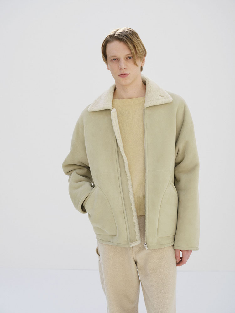MERINO MOUTON ZIP BLOUSON - AURALEE Official Website