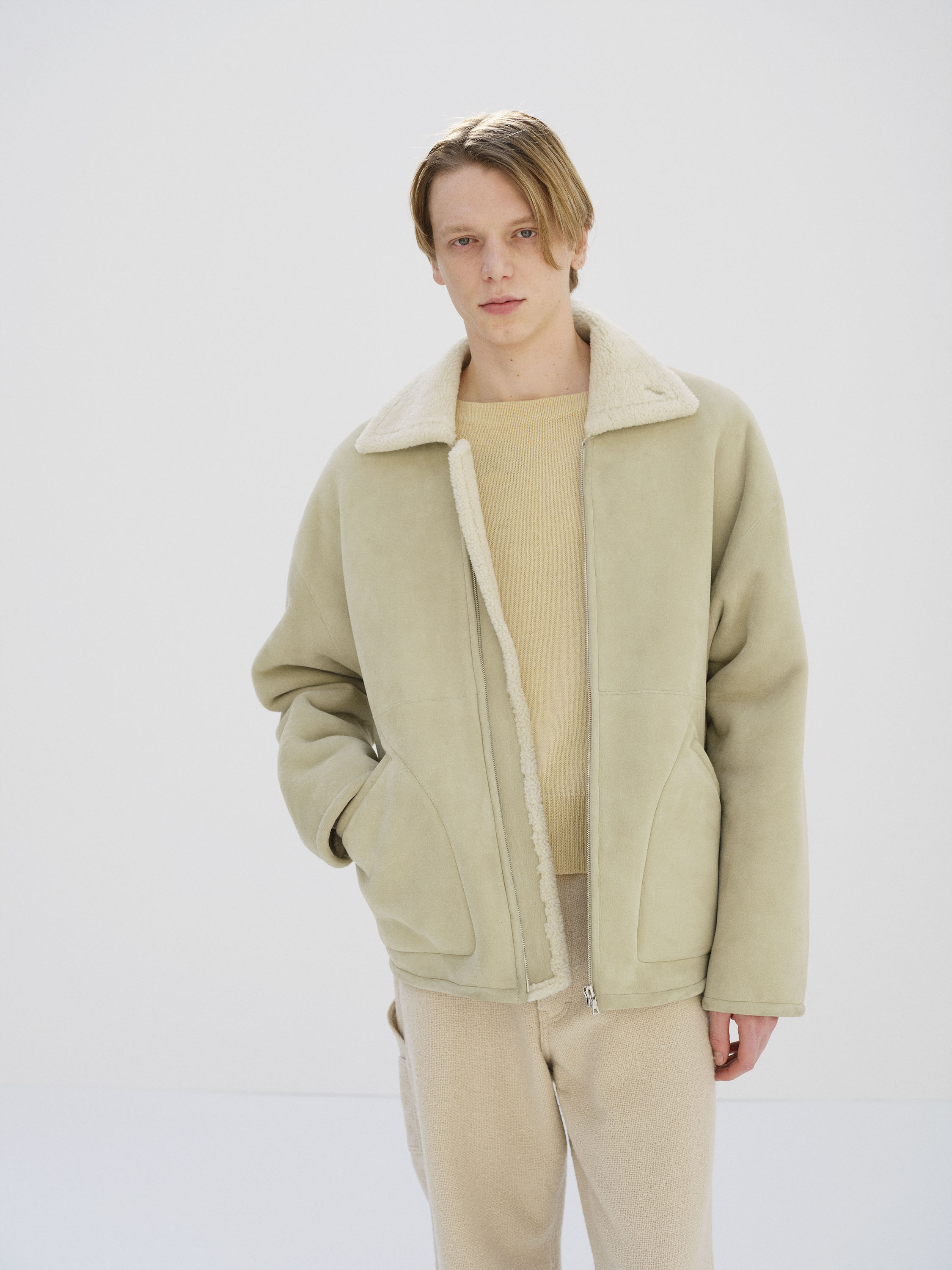 MERINO MOUTON ZIP BLOUSON - AURALEE Official Website
