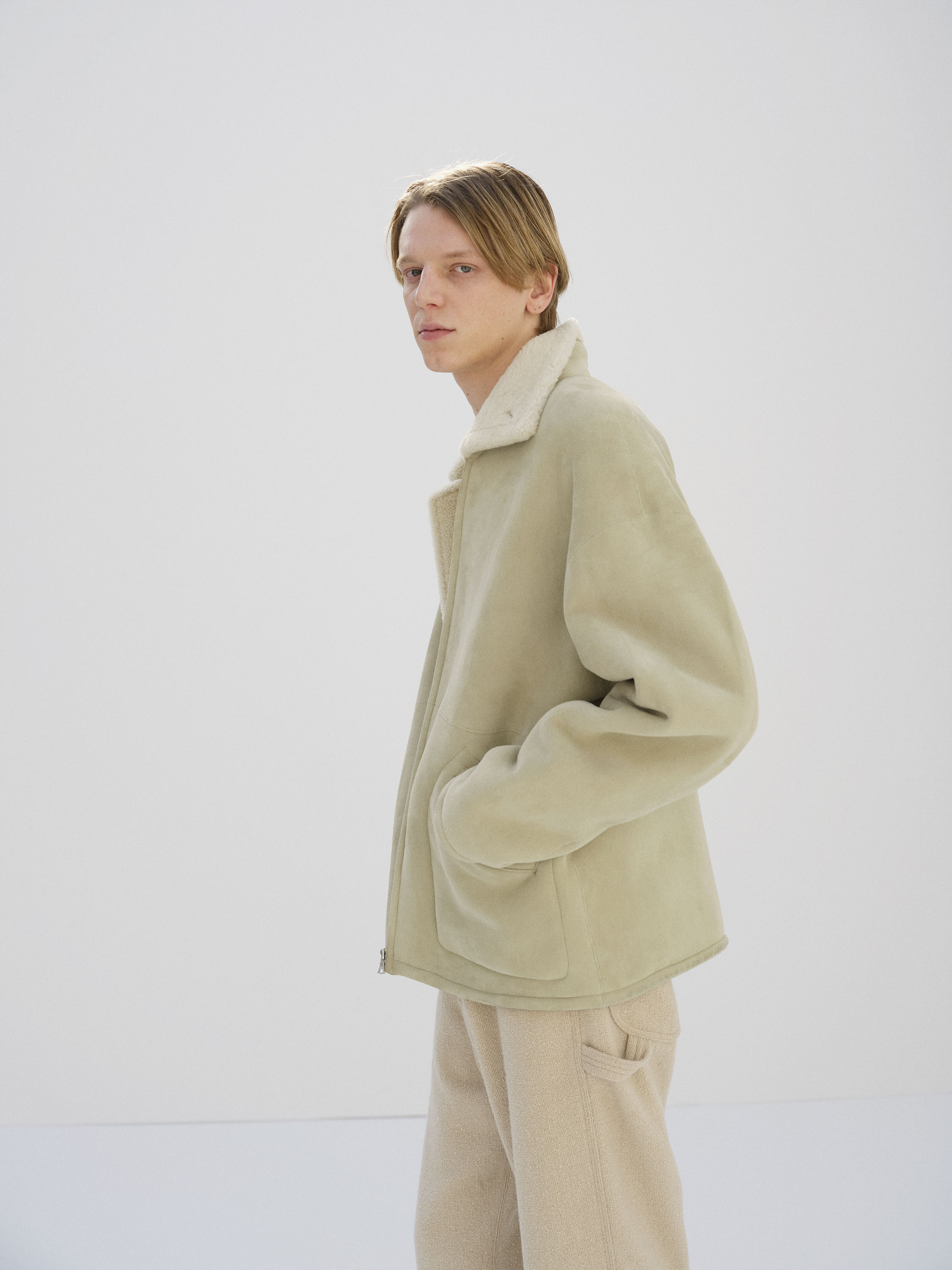 MERINO MOUTON ZIP BLOUSON - AURALEE Official Website