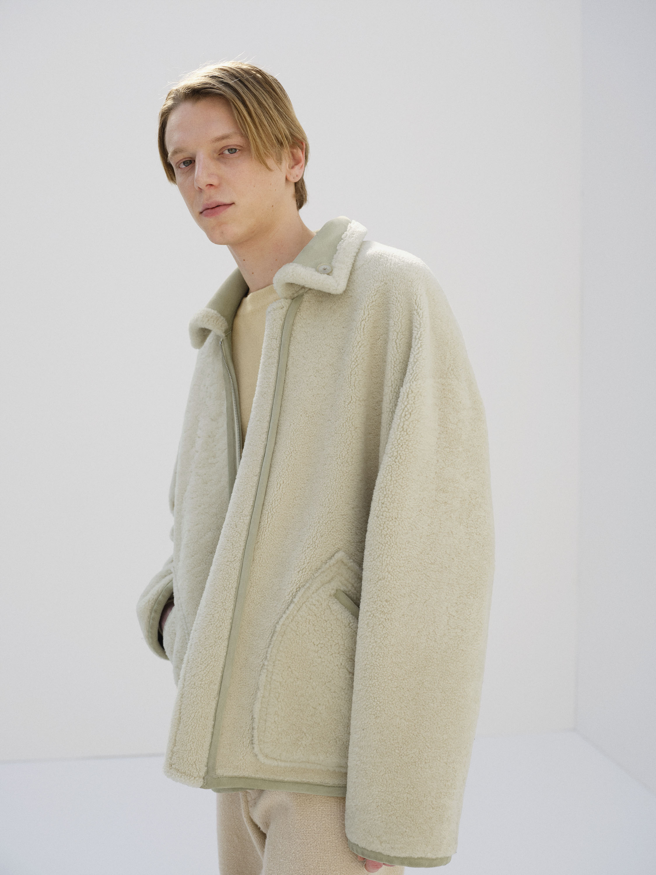 MERINO MOUTON ZIP BLOUSON - AURALEE Official Website