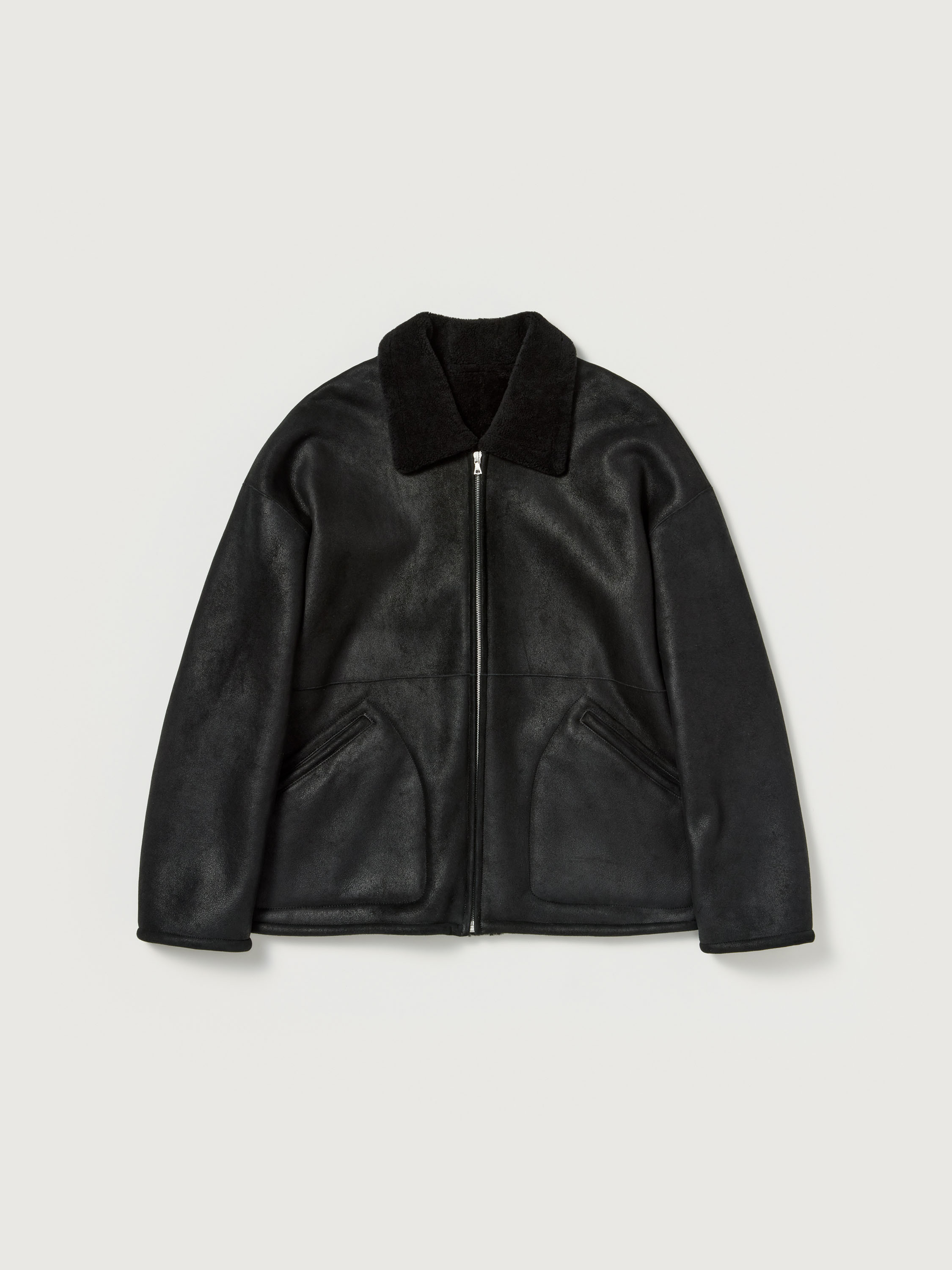 MERINO MOUTON ZIP BLOUSON - AURALEE Official Website