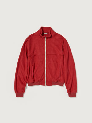 PURE SILK COMFORT FLEECE ZIP BLOUSON