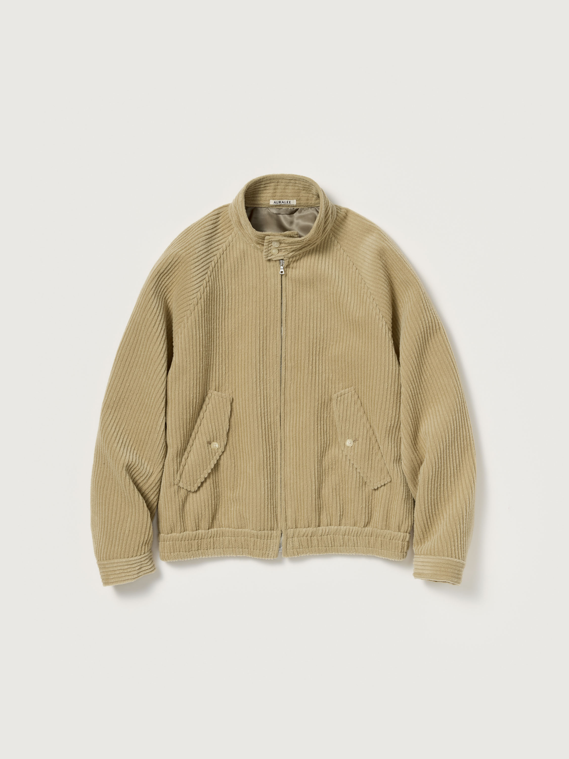WOOL CASHMERE CORDUROY ZIP BLOUSON 詳細画像 CAMEL BEIGE 1