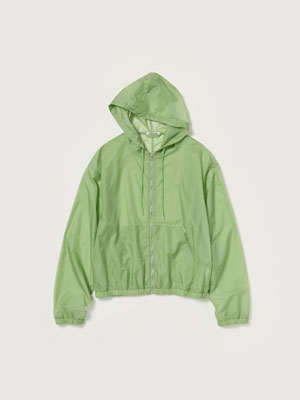 SHEER NYLON RIPSTOP HOODED BLOUSON