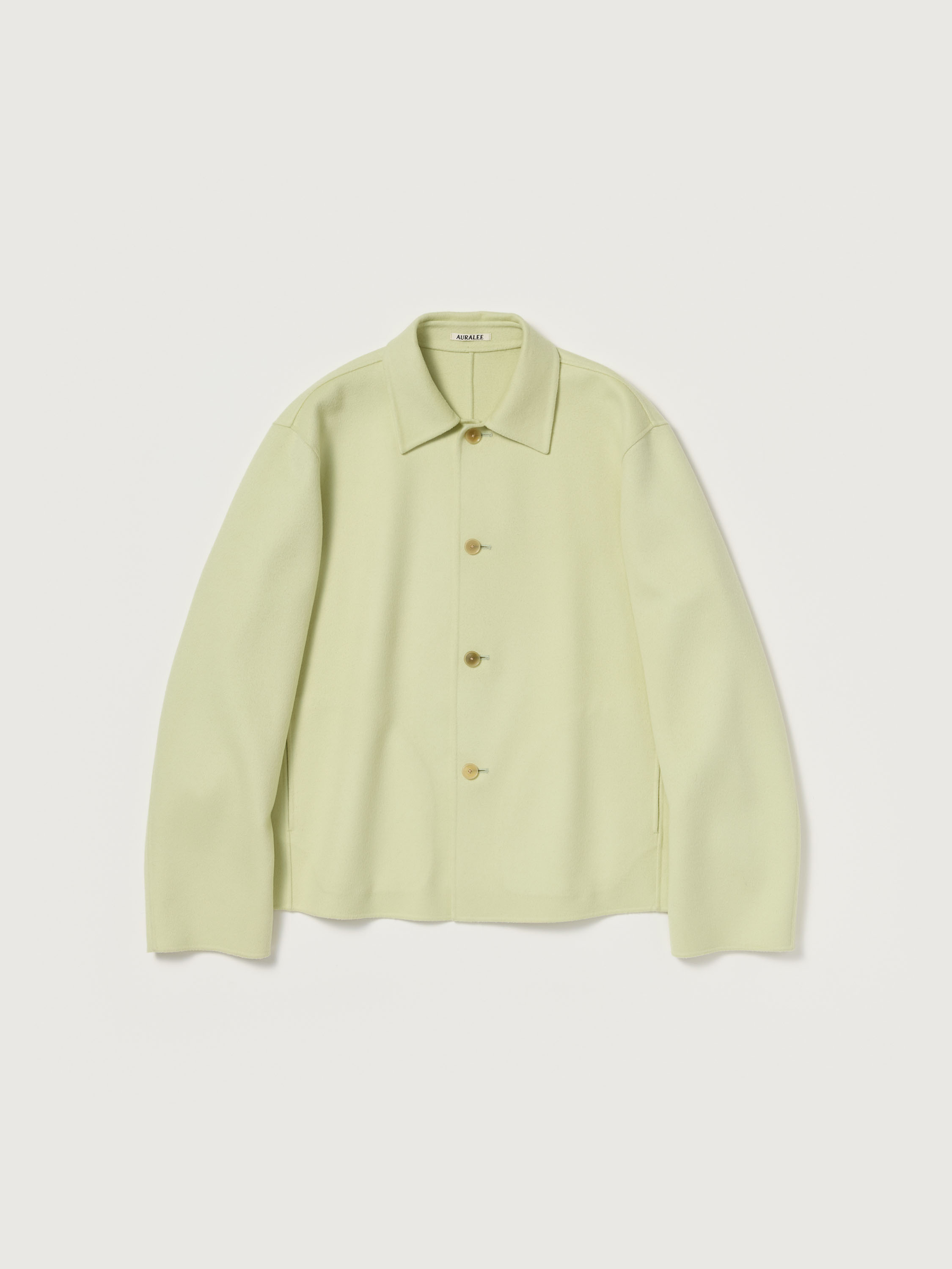 SUPER FINE WOOL MELTON HAND SEWN BLOUSON - AURALEE Official Website