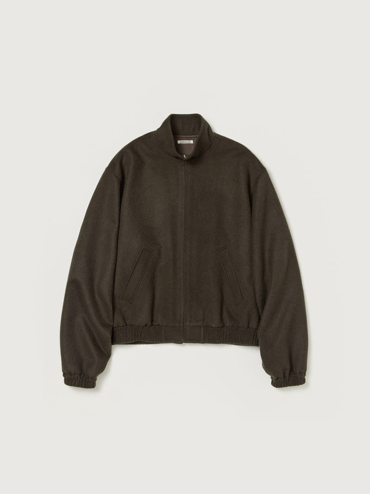 BABY CAMEL FLANNEL ZIP BLOUSON