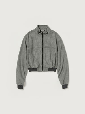 PURE SILK COMFORT FLEECE ZIP BLOUSON