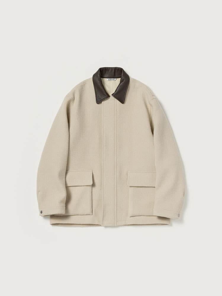 HOMESPUN TWEED ZIP BLOUSON - AURALEE Official Website