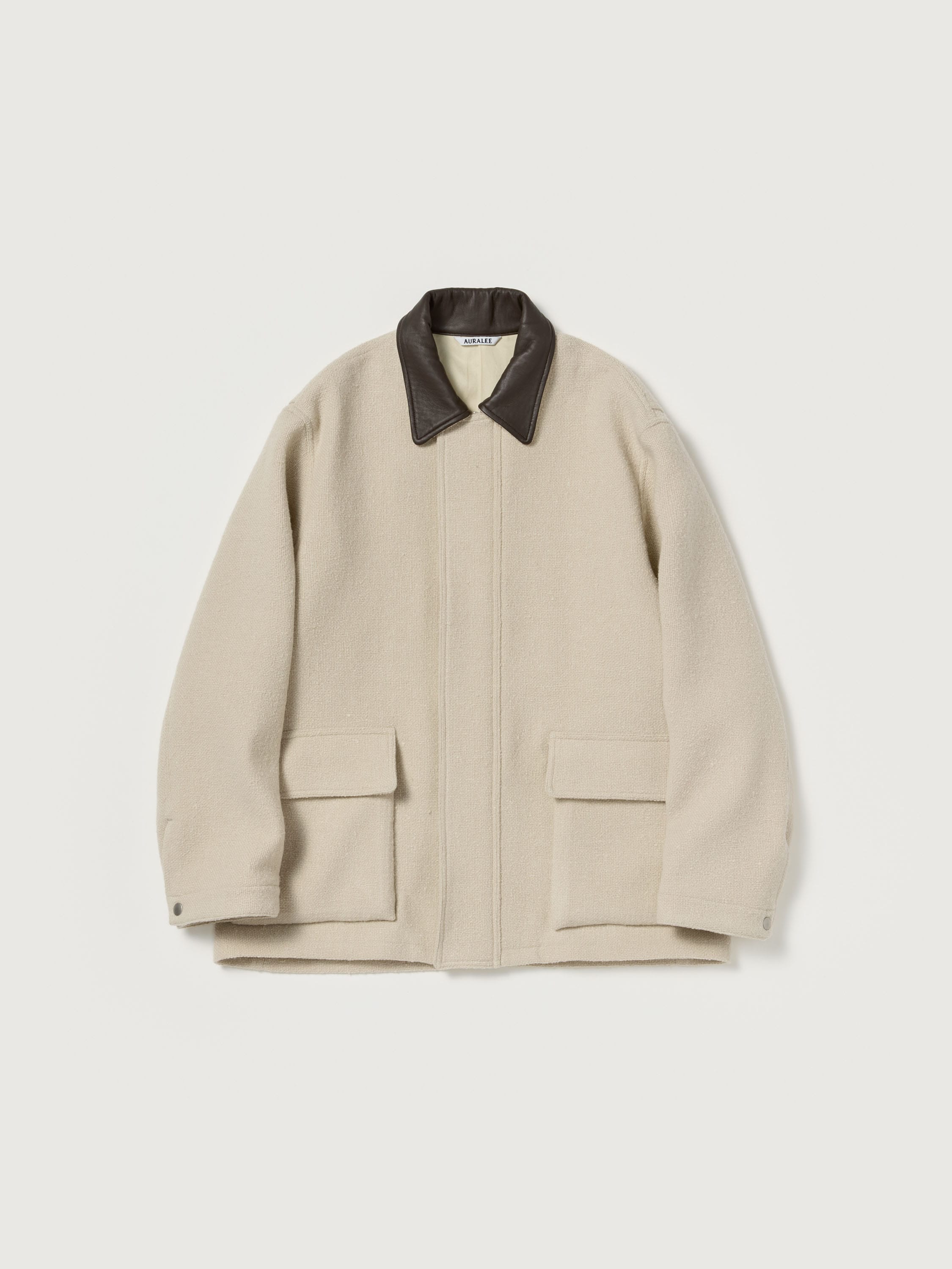 HOMESPUN TWEED ZIP BLOUSON 詳細画像 IVORY BEIGE 1