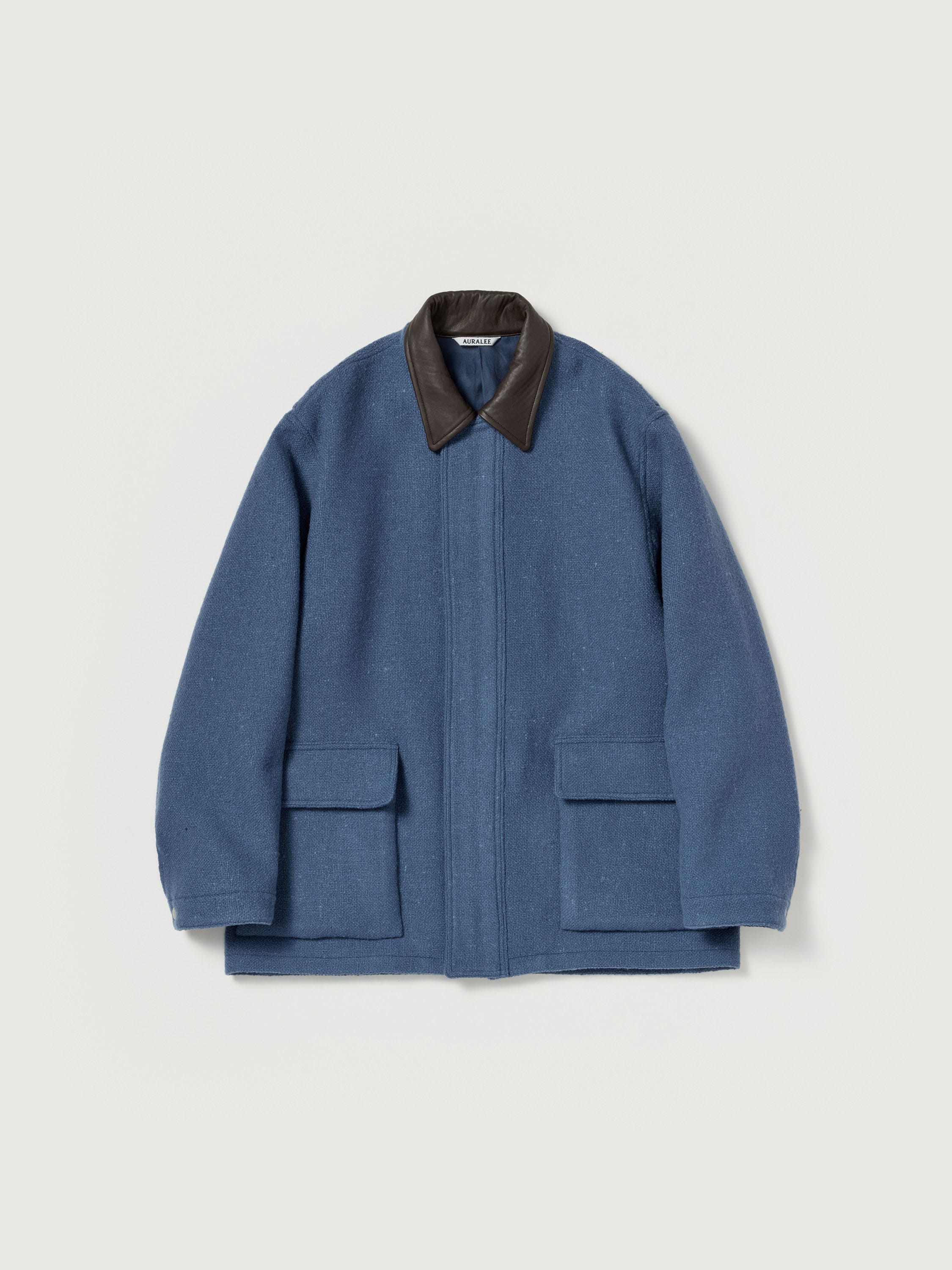HOMESPUN TWEED ZIP BLOUSON 詳細画像 DUSTY BLUE 1