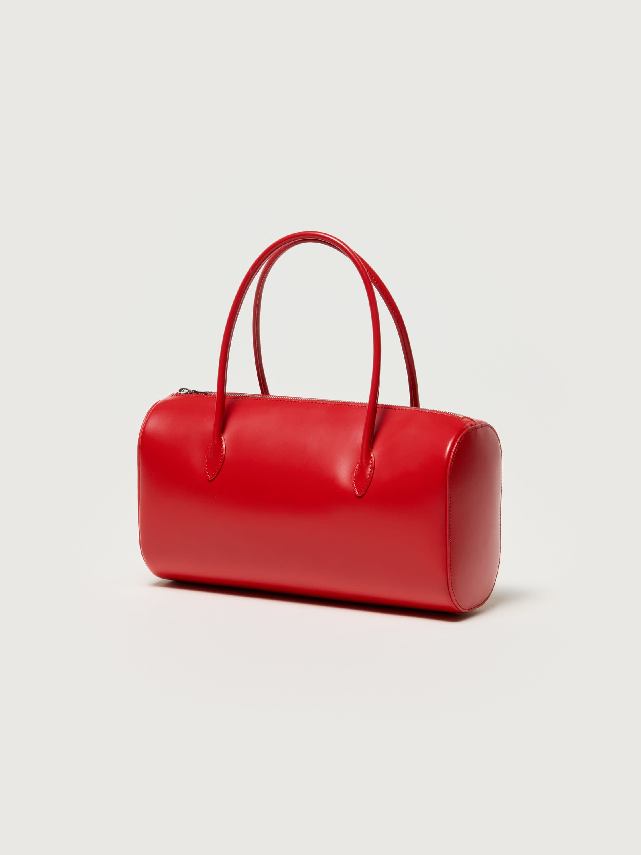 LEATHER BOSTON BAG MADE BY AETA 詳細画像 RED 2