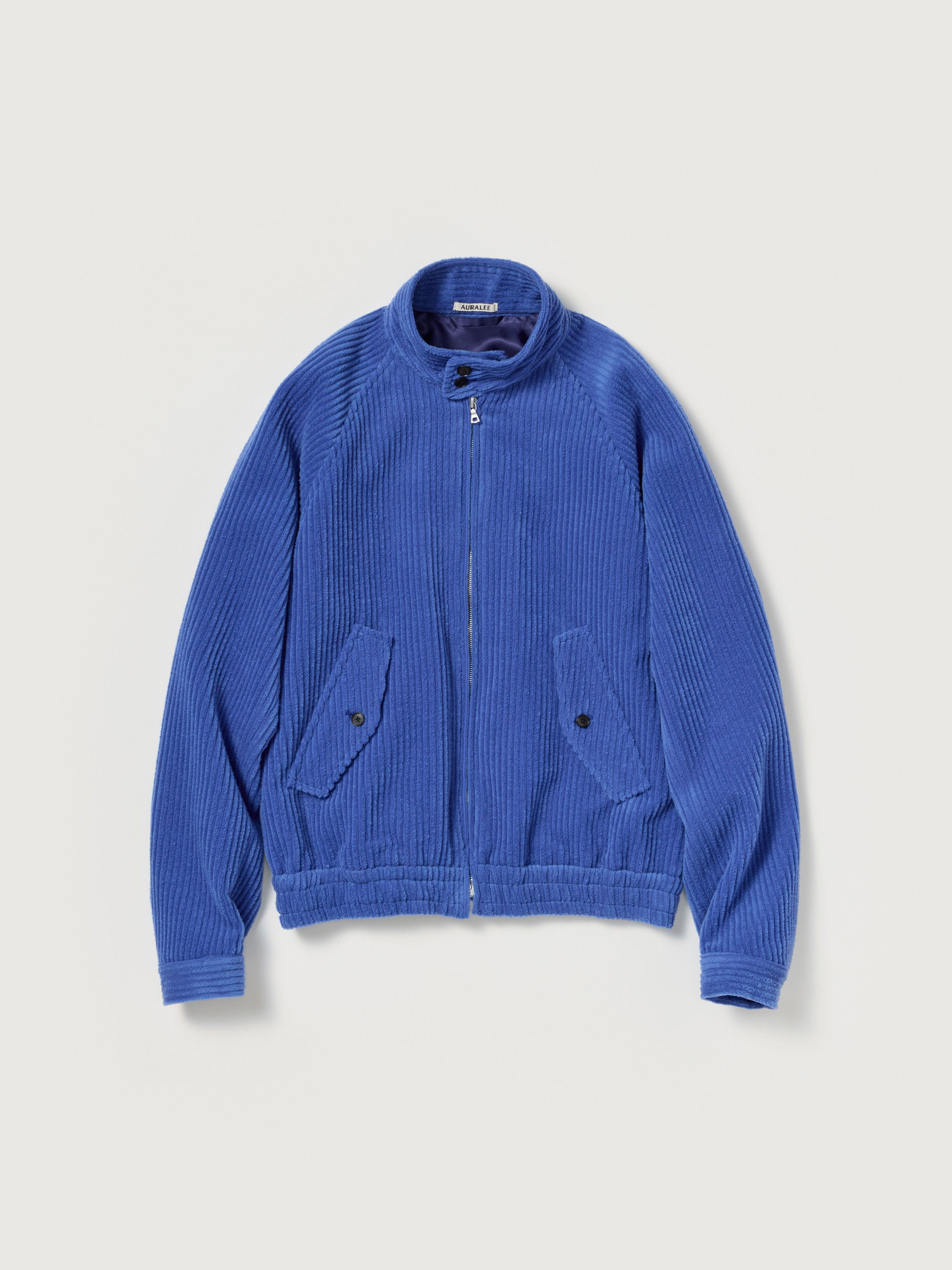 WOOL CASHMERE CORDUROY ZIP BLOUSON 詳細画像 ROYAL BLUE 1