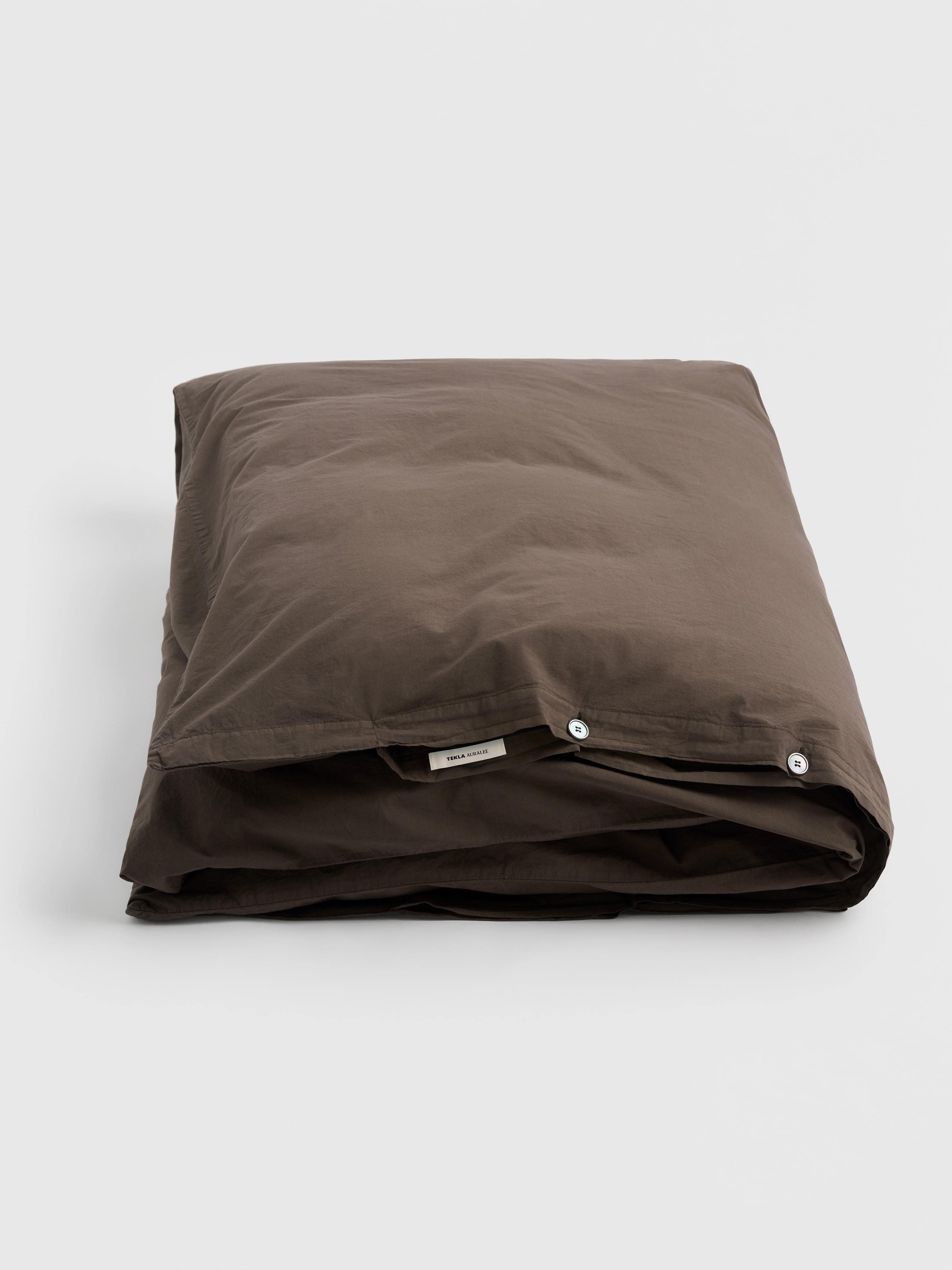 PERCALE BEDDING DUVET COVER 詳細画像 SOIL BROWN 2