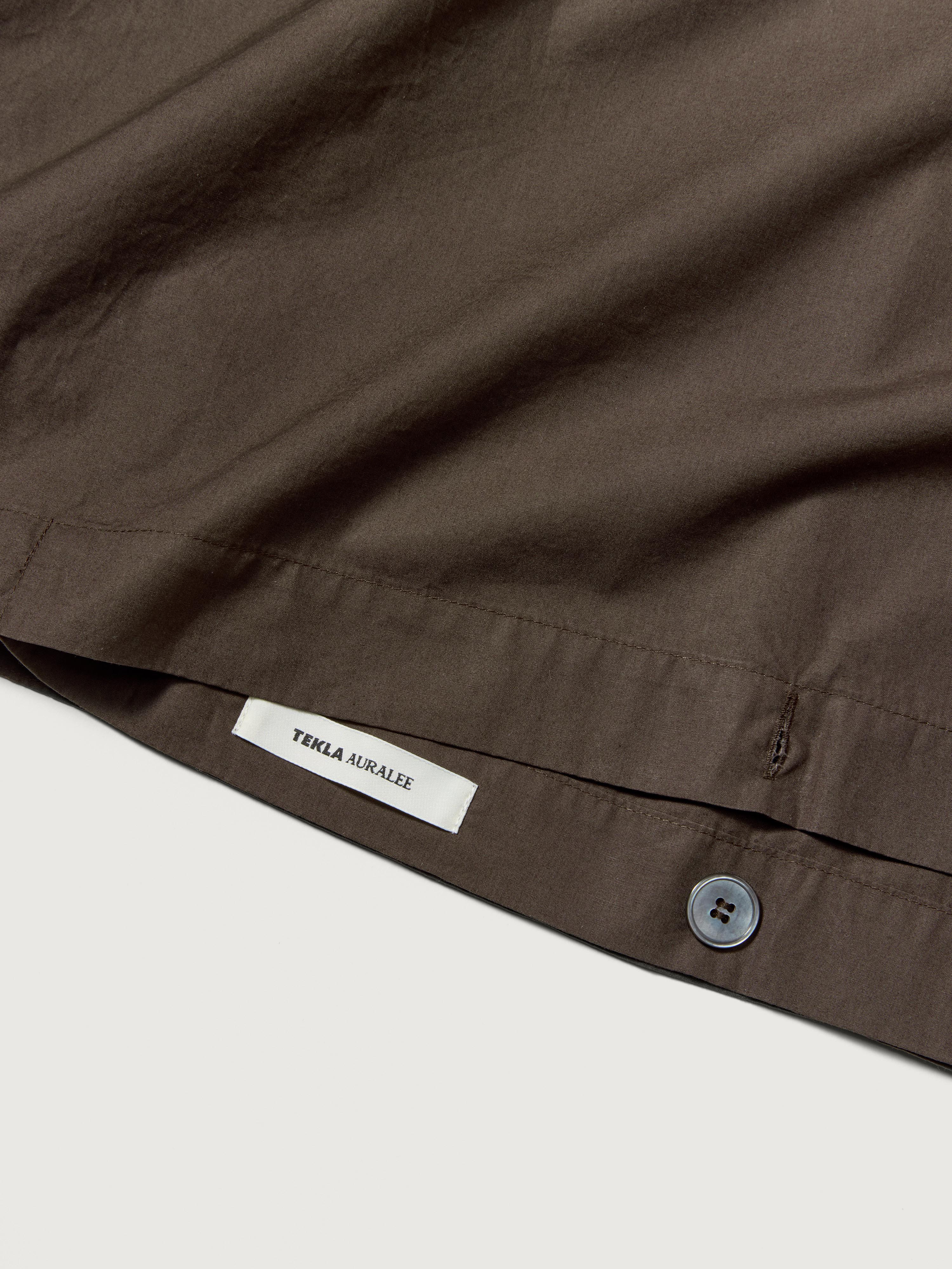 PERCALE BEDDING DUVET COVER 詳細画像 SOIL BROWN 3