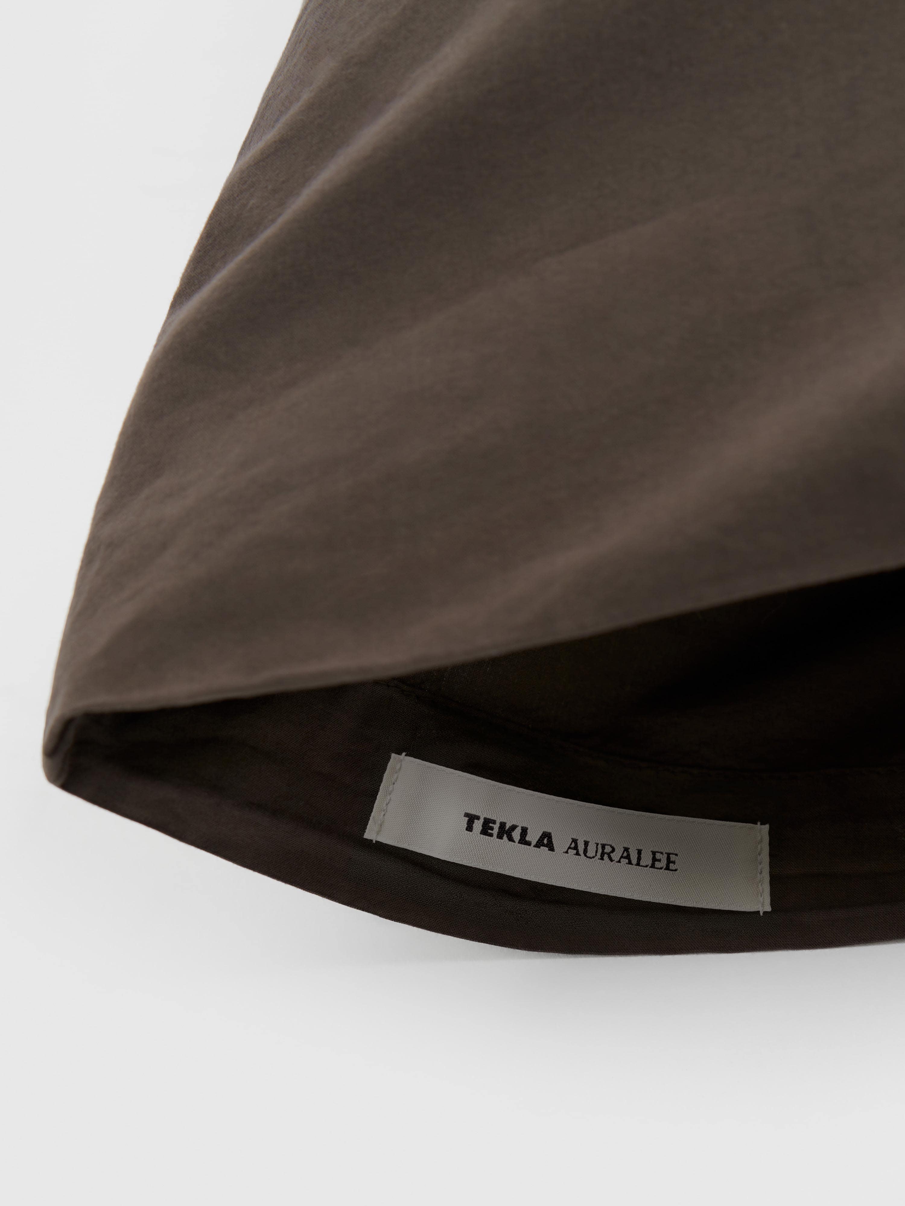 PERCALE BEDDING PILLOW SHAM 詳細画像 SOIL BROWN 3