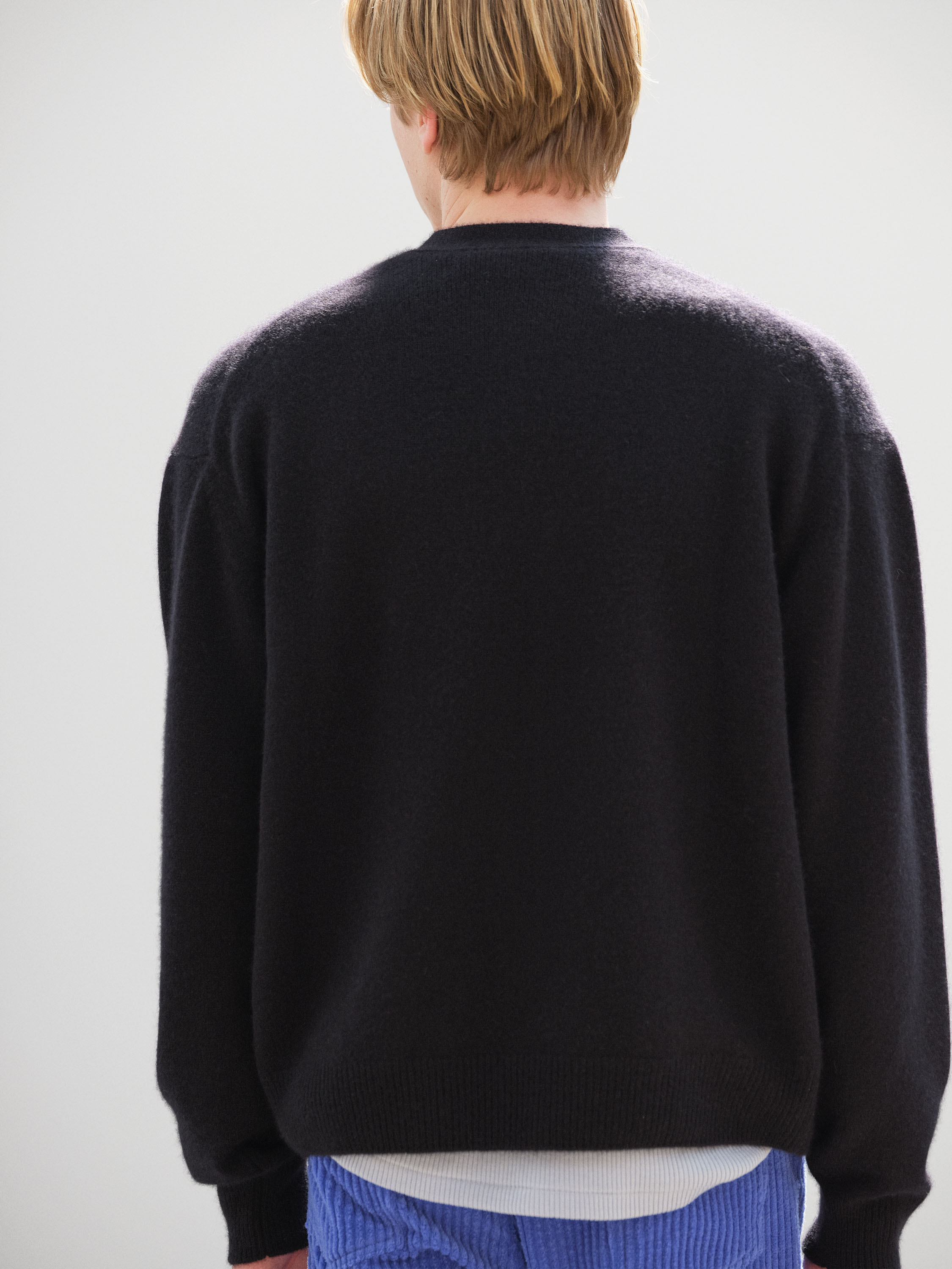 BABY CASHMERE KNIT CARDIGAN 詳細画像 TOP BLACK 4