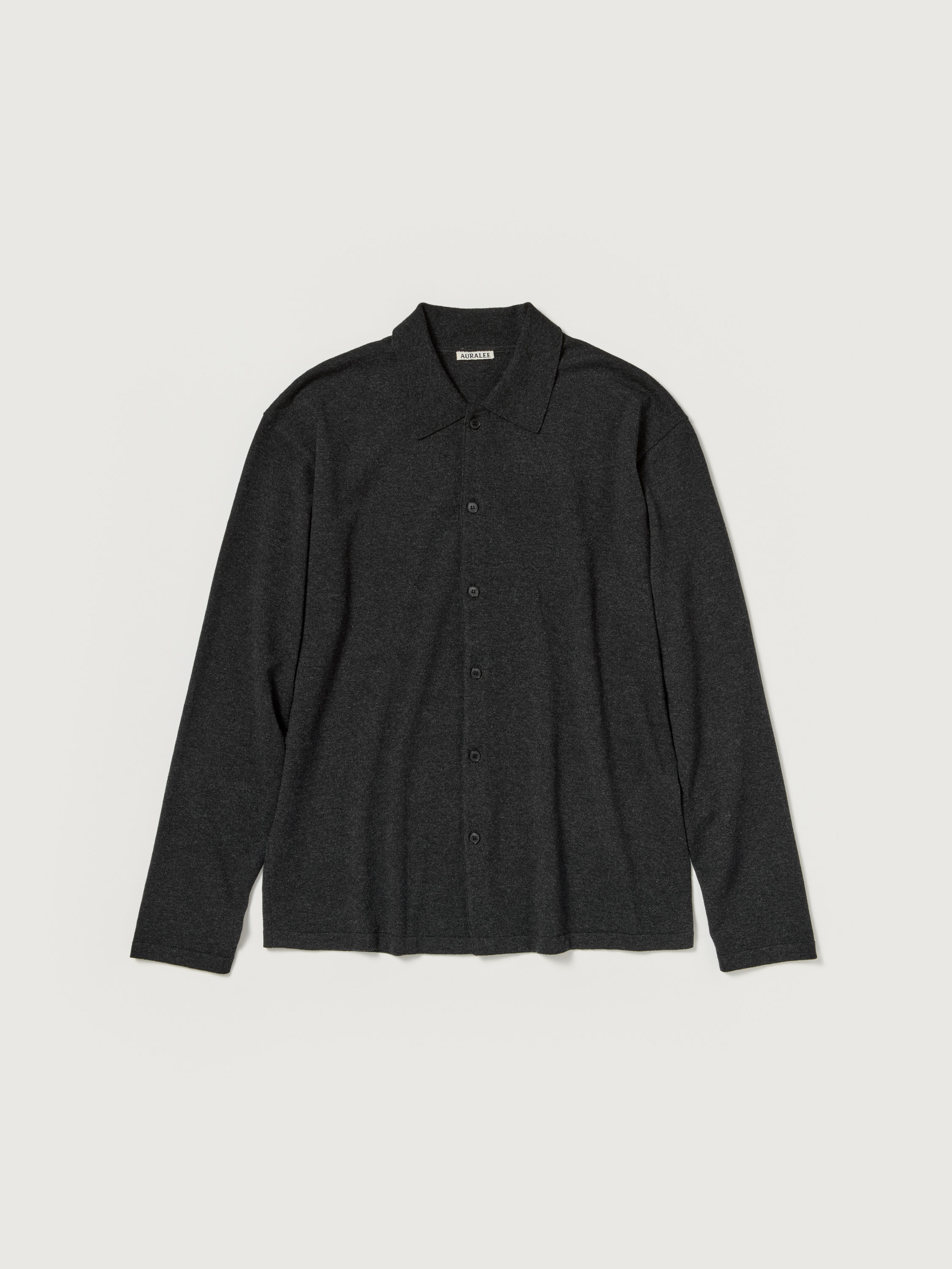 トップス HIGH TWIST WOOL KNIT SHIRT CARDIGAN HIGH TWIST WOOL KNIT SHIRT CARDIGAN - AURALEE Official Website