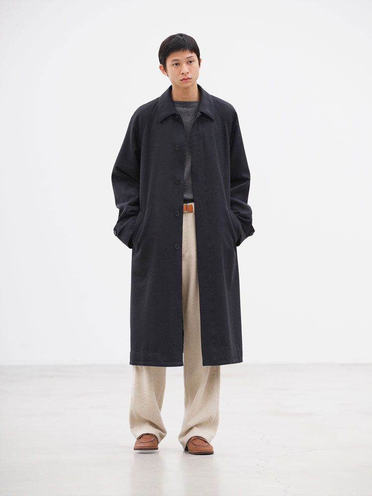 ULTRA FINE WOOL TWILL WOOL-LINED COAT - AURALEE Official Website