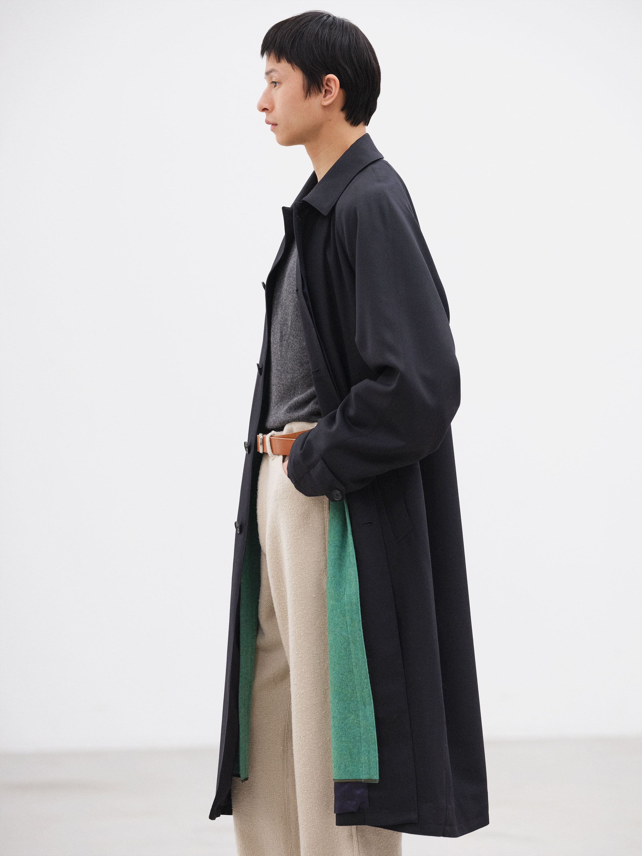 ULTRA FINE WOOL TWILL WOOL-LINED COAT - AURALEE Official Website