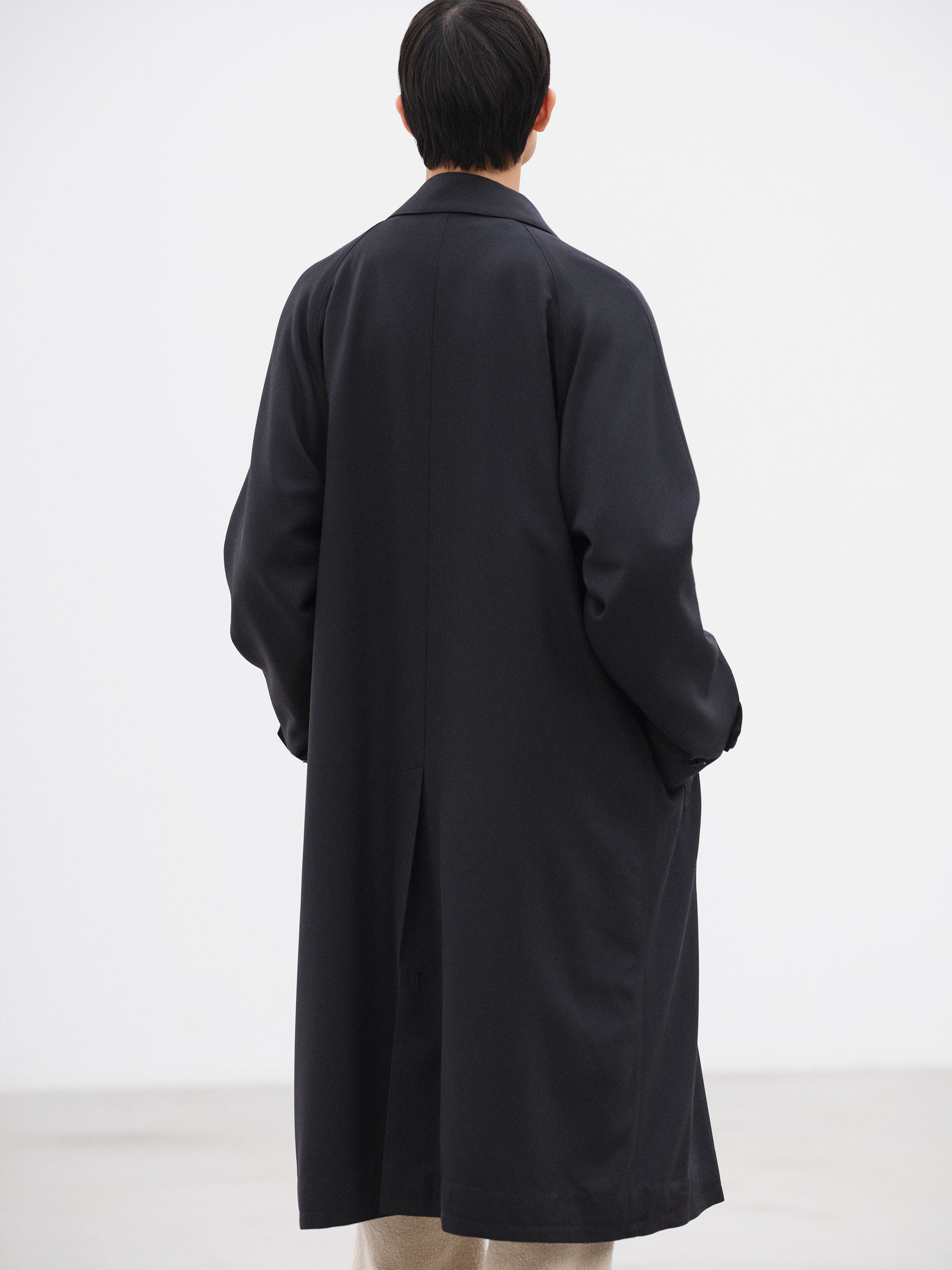 ULTERIOR コート COMOLI AURALEE YOKE stein ULTRA FINE WOOL TWILL WOOL-LINED COAT - AURALEE Official Website