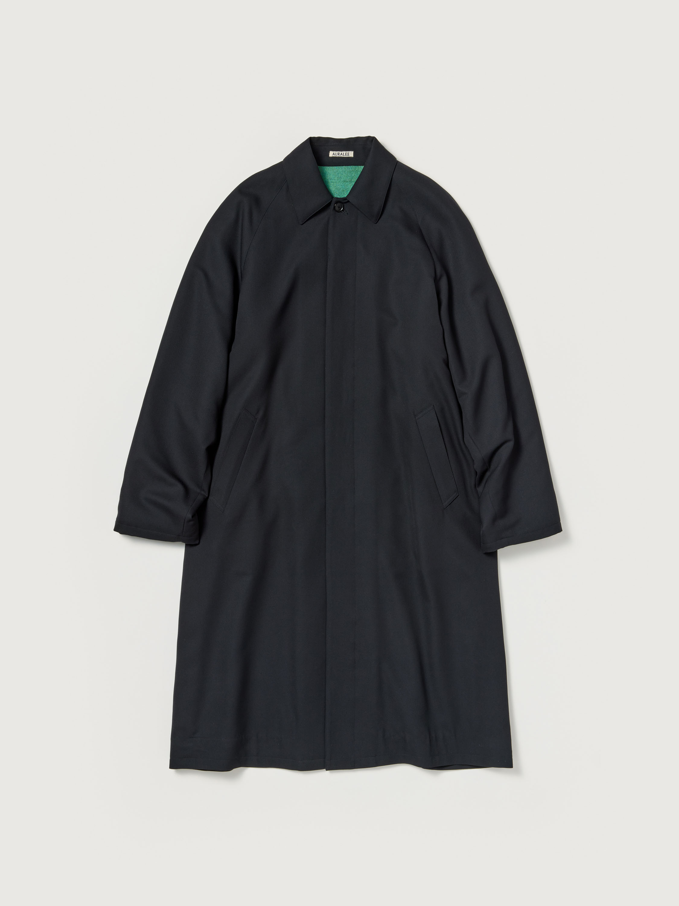 ULTRA FINE WOOL TWILL WOOL-LINED COAT - AURALEE Official Website