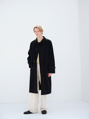 SUPER FINE WOOL MELTON HAND SEWN COAT - AURALEE Official Website