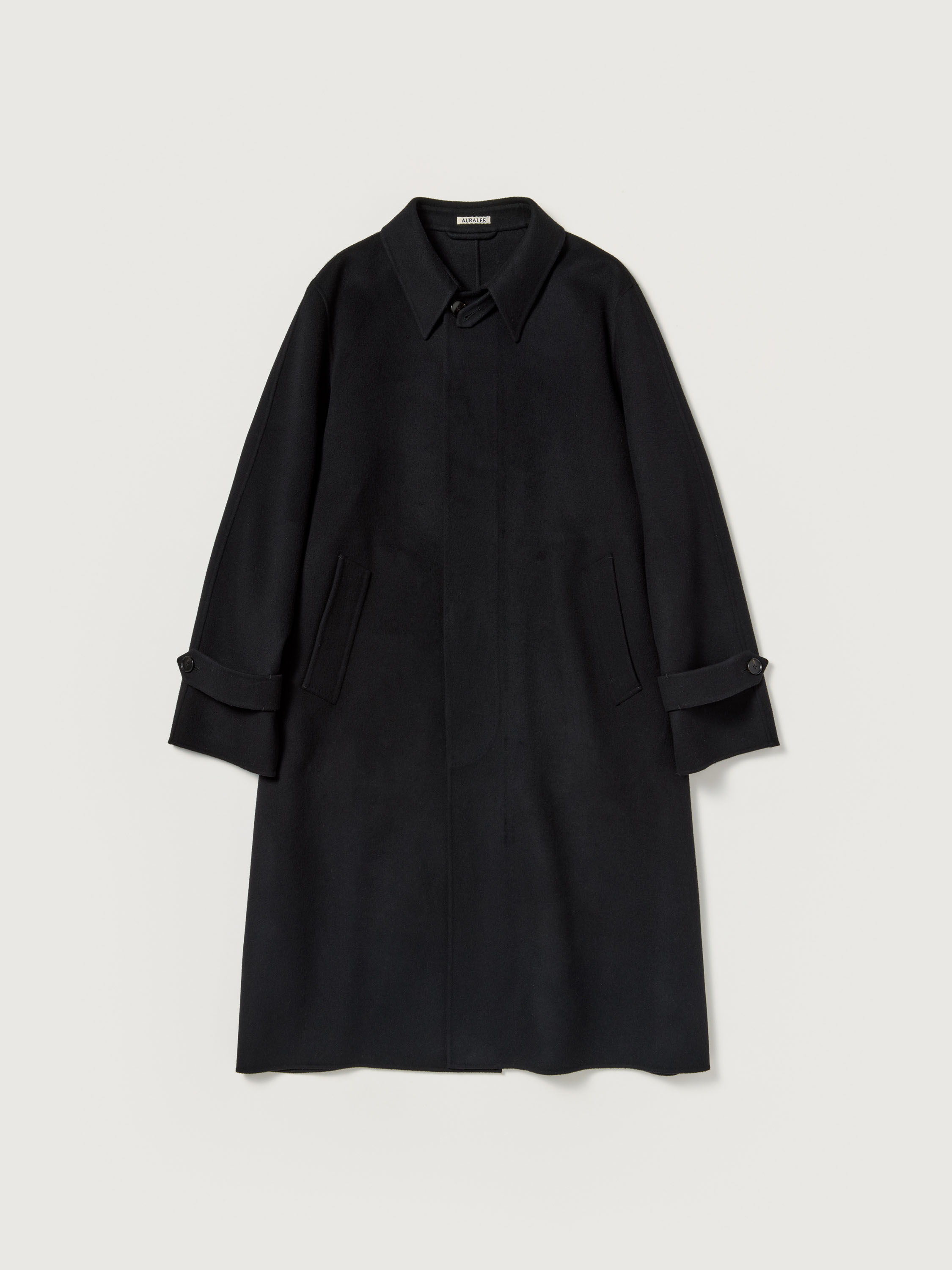 SUPER FINE WOOL MELTON HAND SEWN COAT - AURALEE Official Website