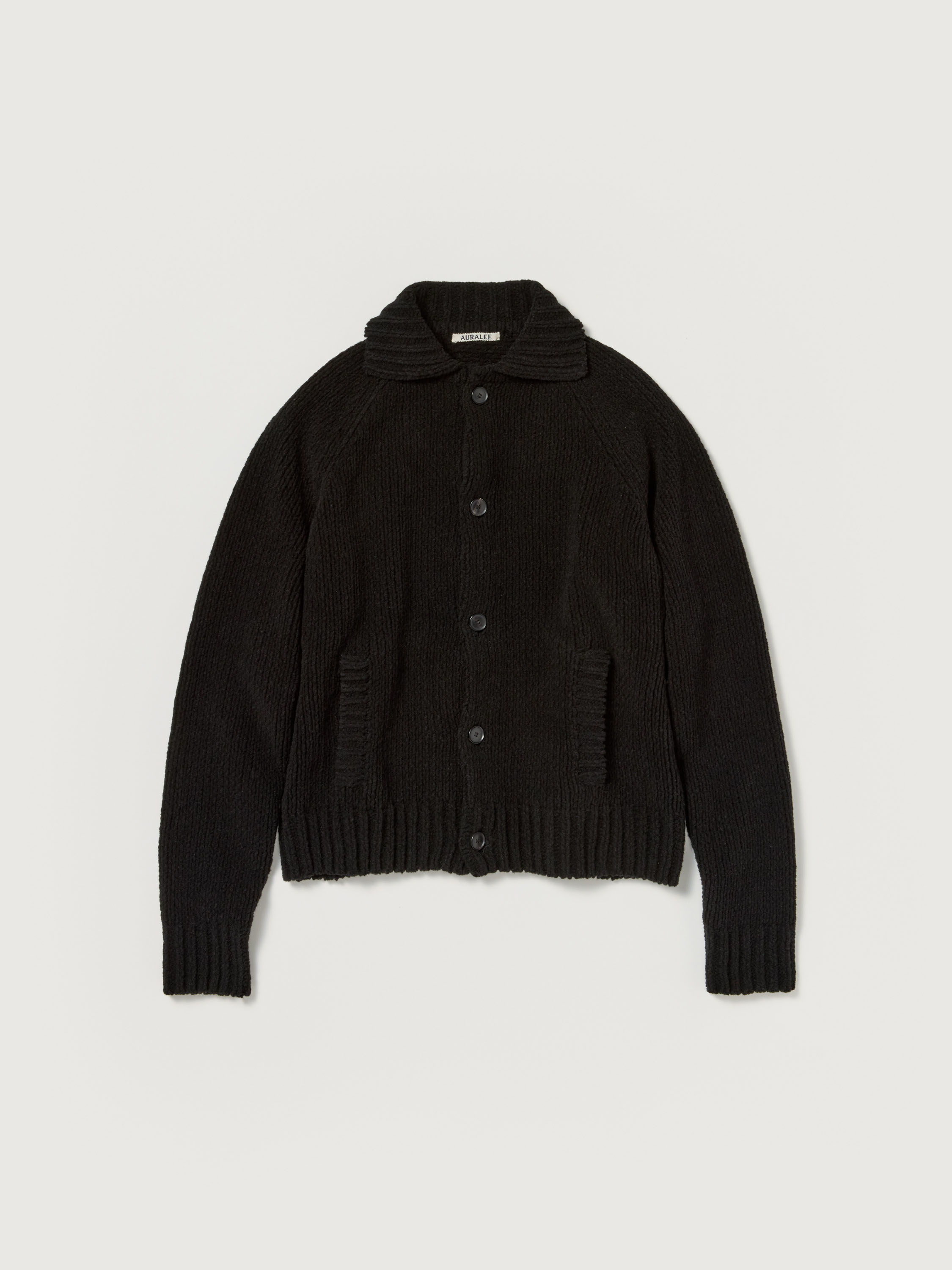 CASHMERE CHENILLE KNIT CARDIGAN 詳細画像 BLACK 1