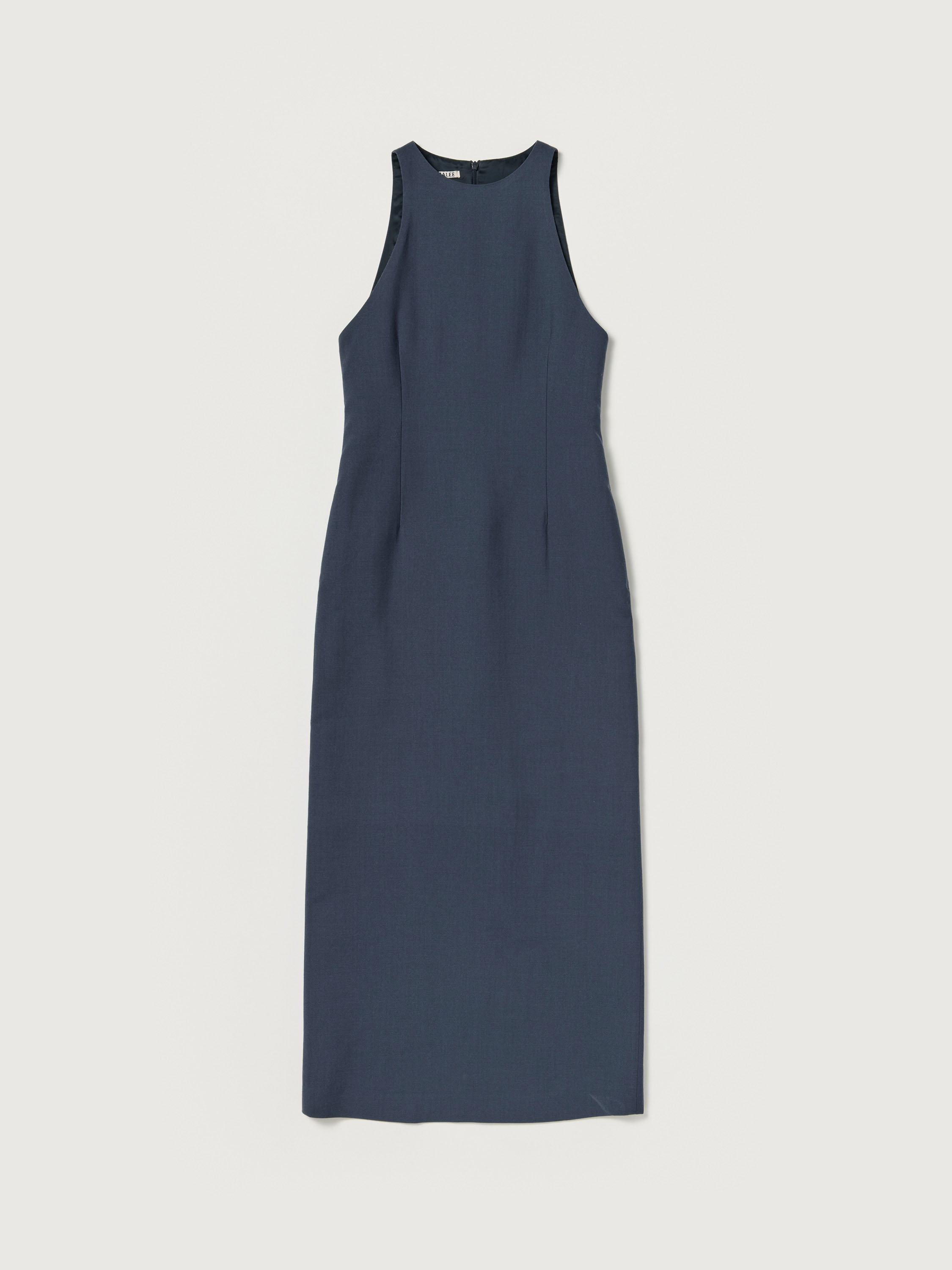 TENSE WOOL DOUBLE CLOTH SLEEVELESS DRESS 詳細画像 LIGHT NAVY 1